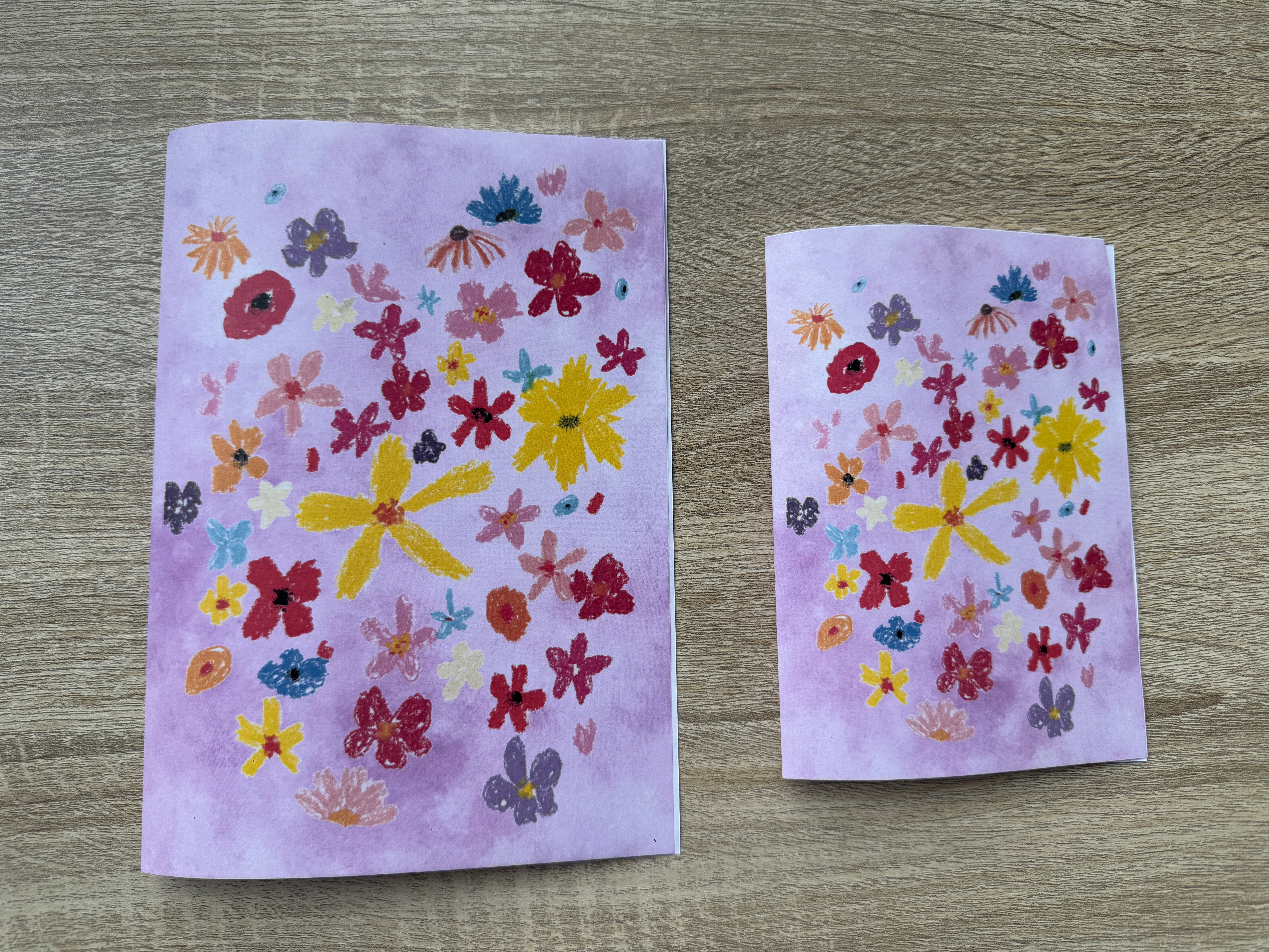 Greeting Card - purple flower meadow