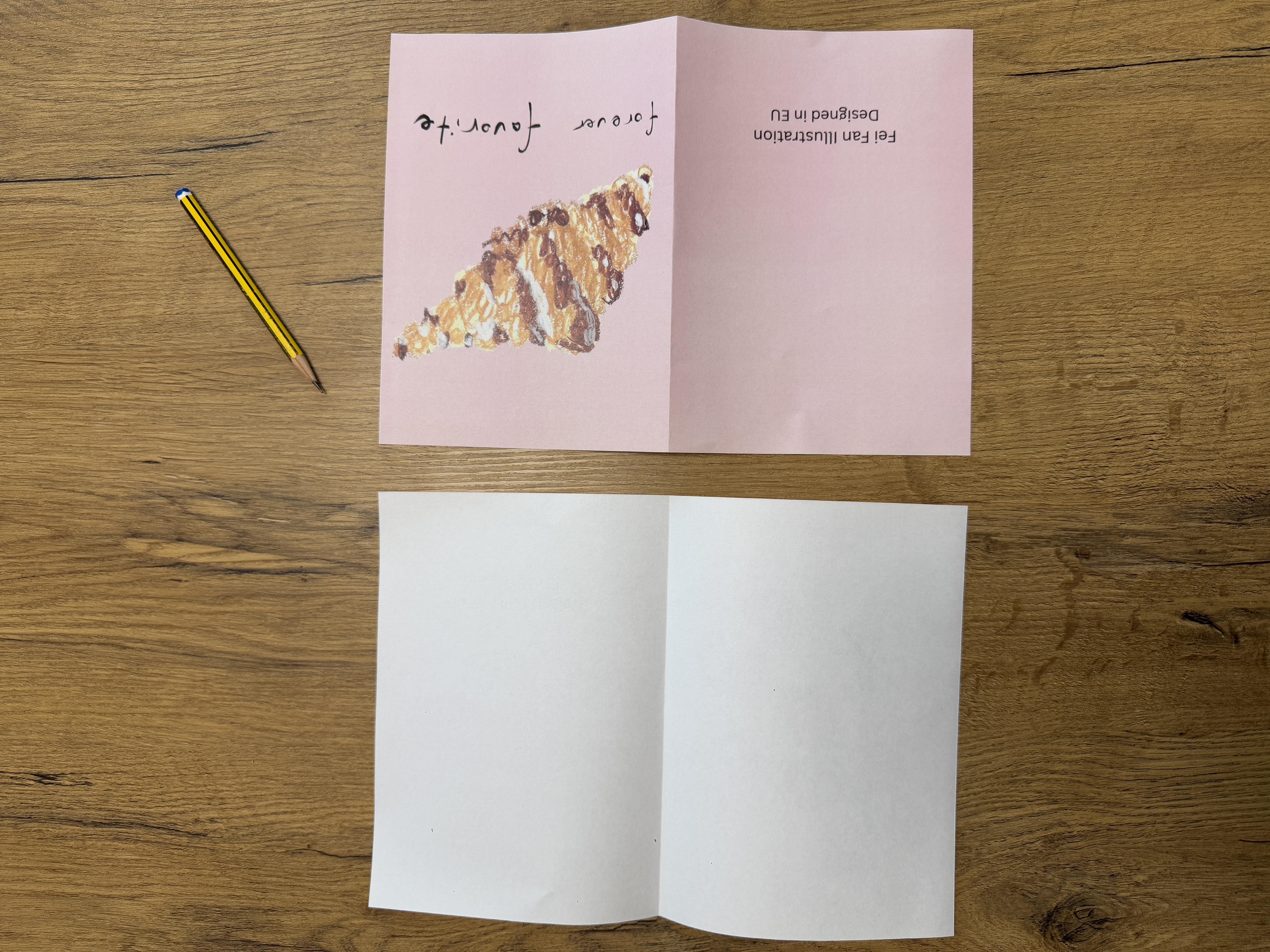 Greeting Card - croissant
