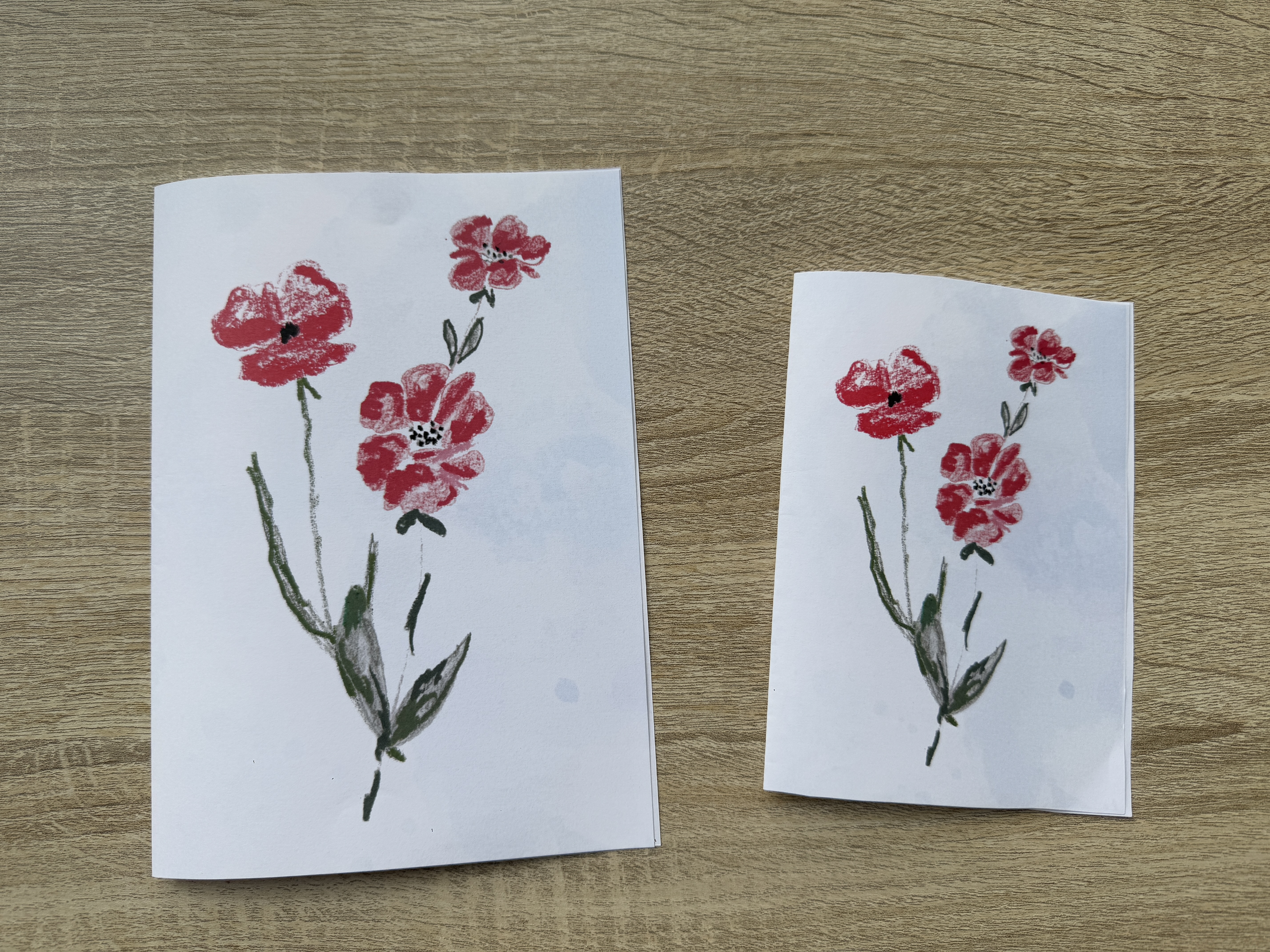 Greeting Card - poppies