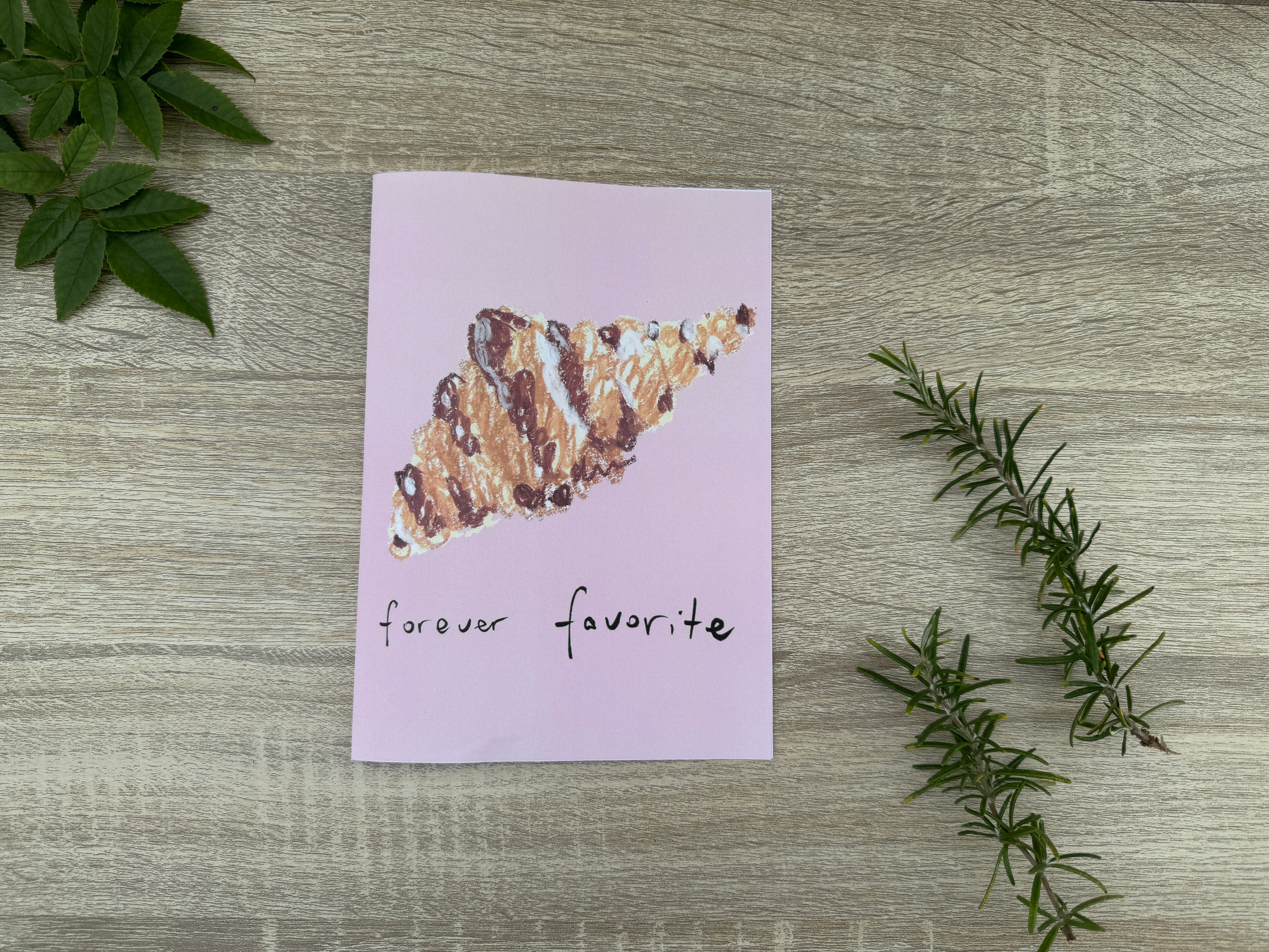 Greeting Card - croissant