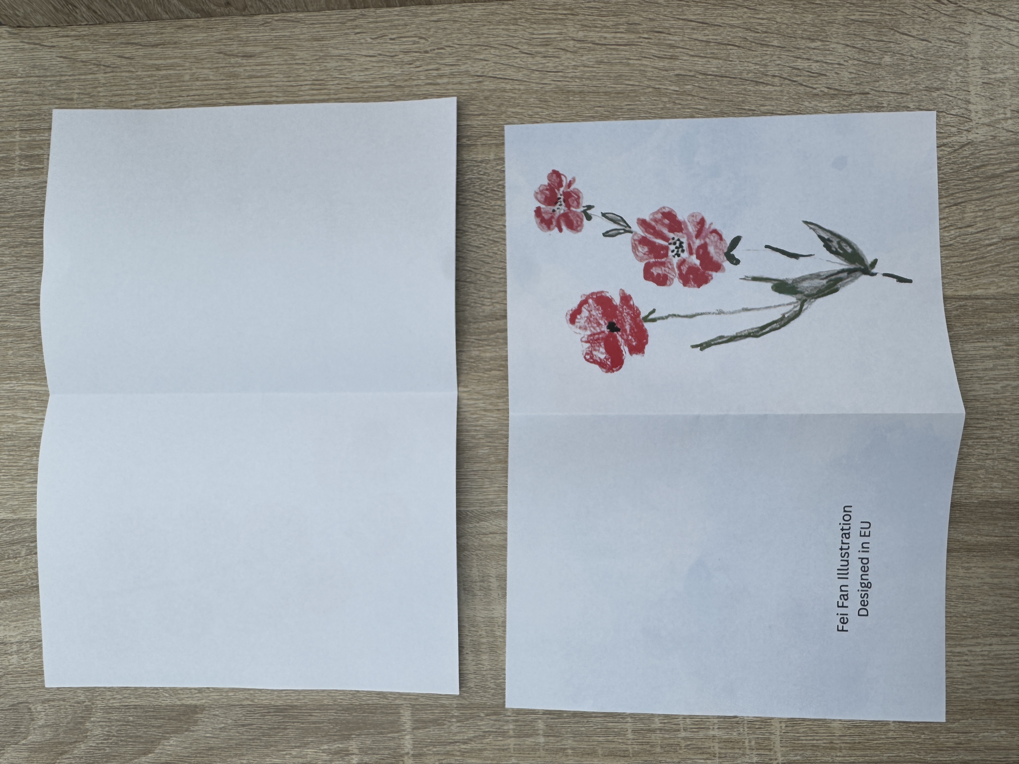 Greeting Card - poppies