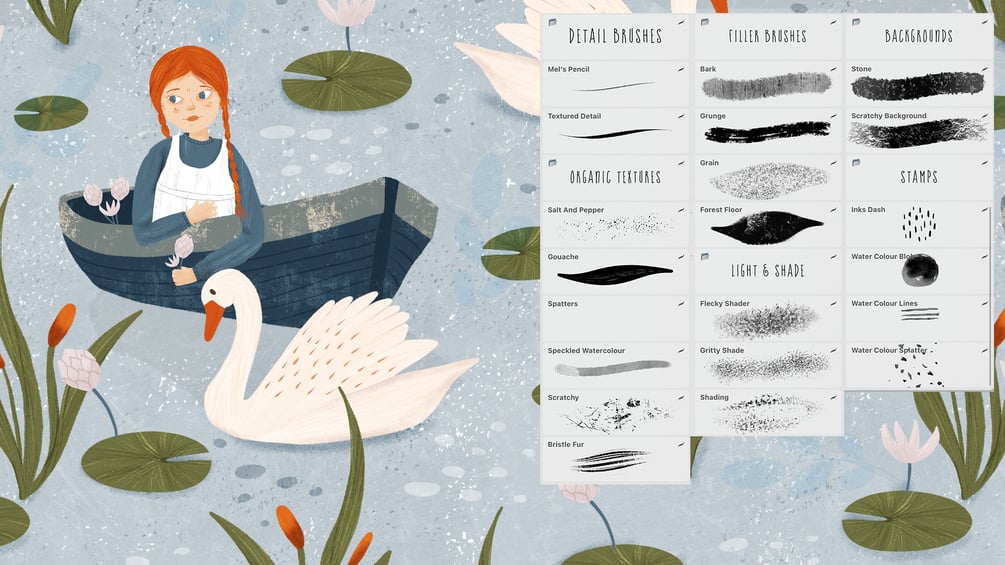 Texture Brush Pack for Procreate
