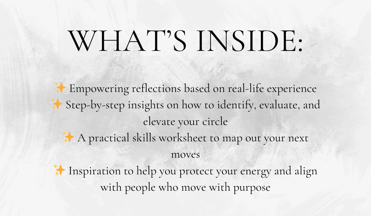 2025 Blueprint: Create a Powerful Inner Circle
