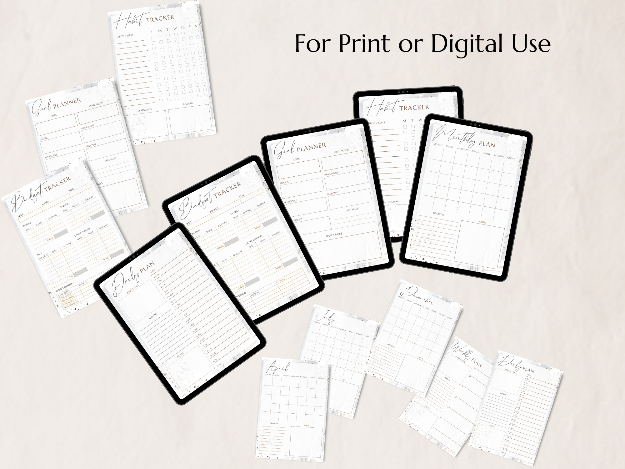 Ultimate Life Planner - Printable Digital Tracker
