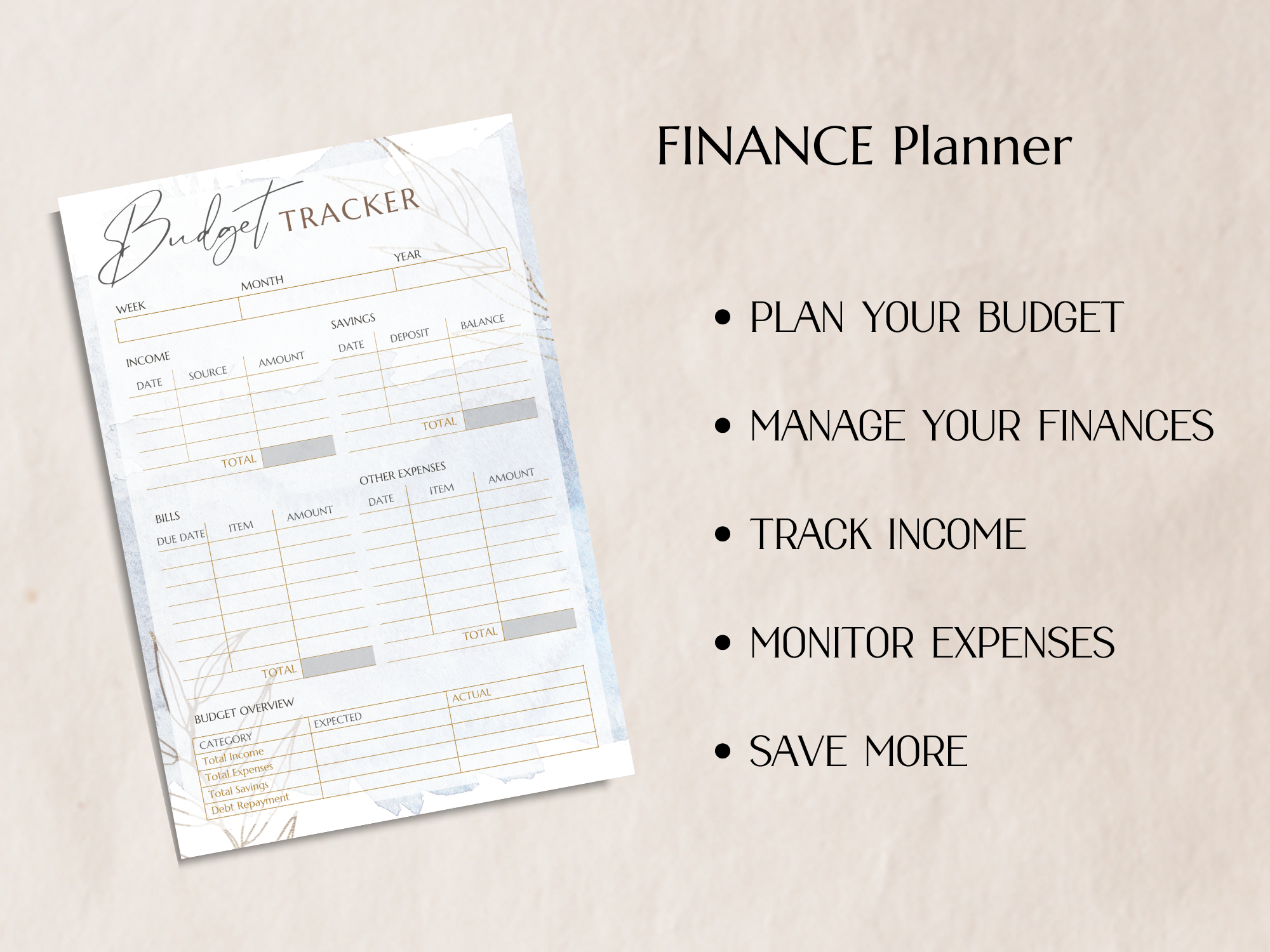 Ultimate Life Planner - Printable Digital Tracker