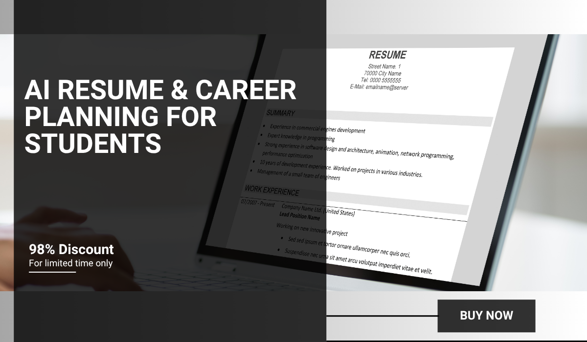 AI Resume & Career Planning for Students