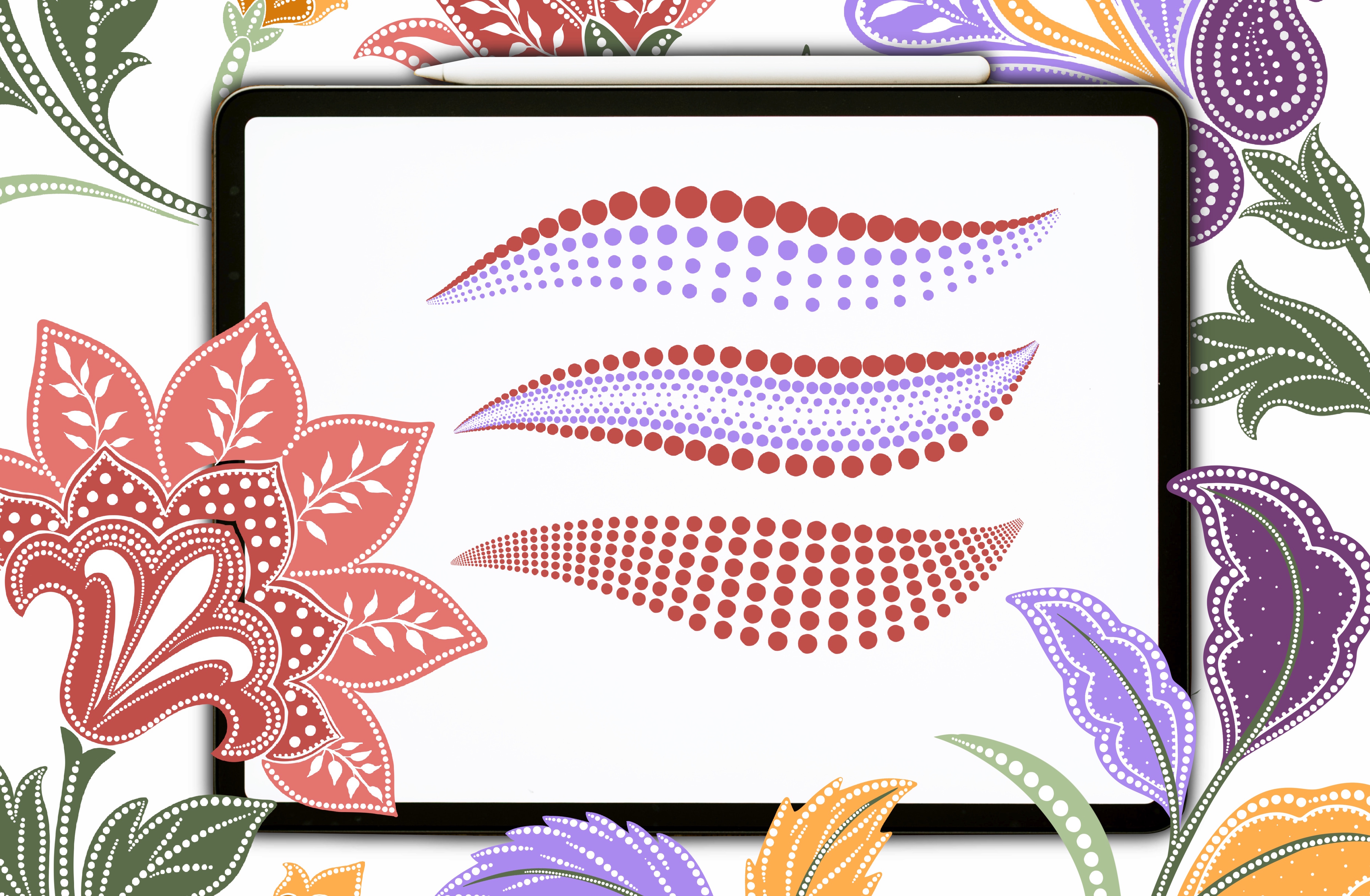 Procreate Dot Dual Colour Brushset
