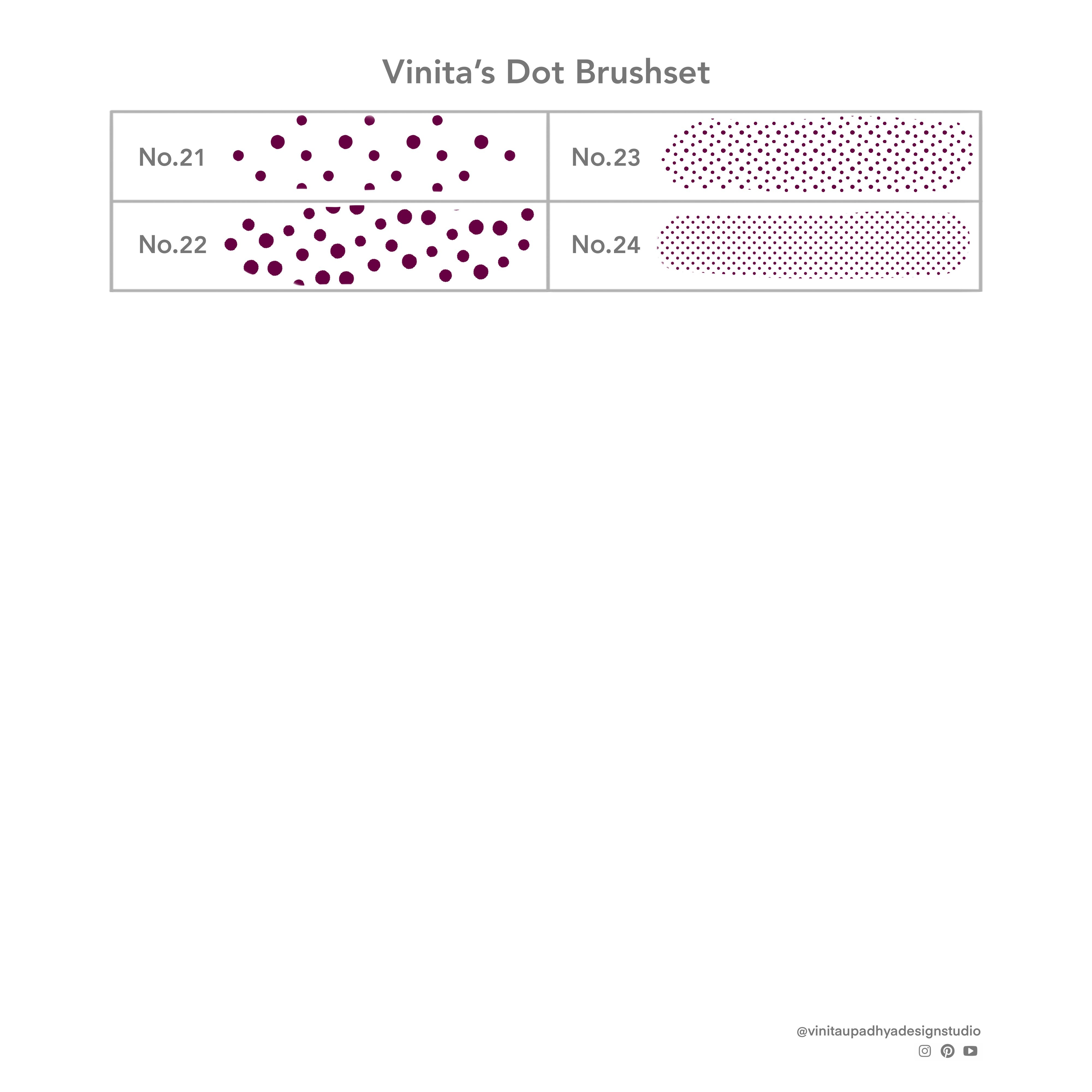 Procreate Dot Dual Colour Brushset