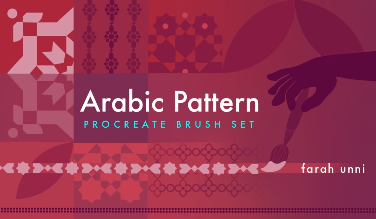 Arabic Pattern brush set | Procreate