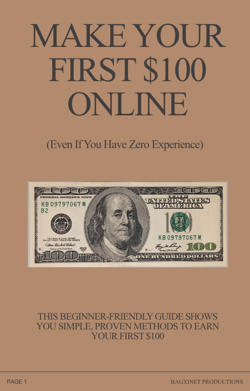 Make Your First $100 Online (Beginner Blueprint)
