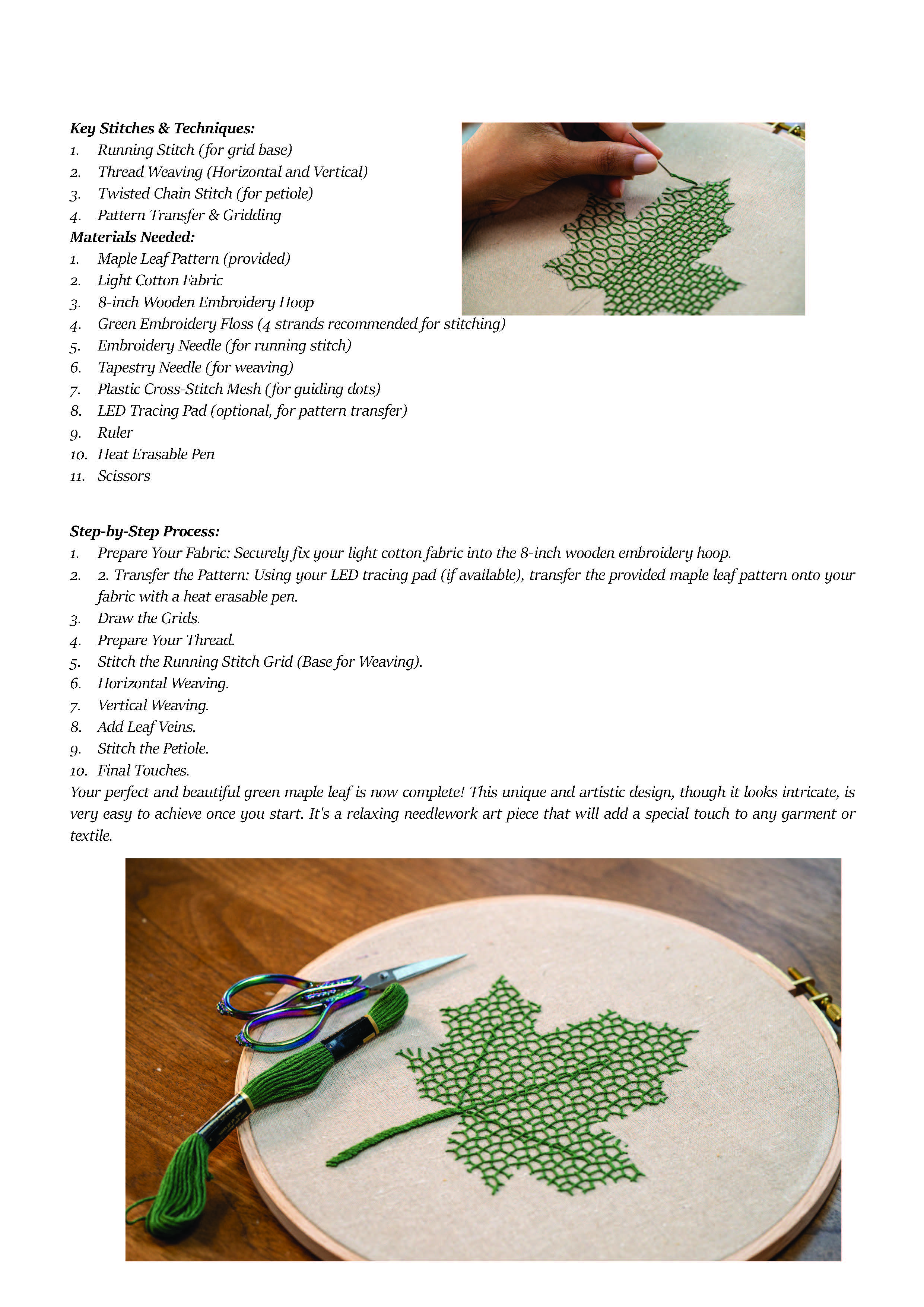 Stitch by Stitch: A Modern Embroidery Guide