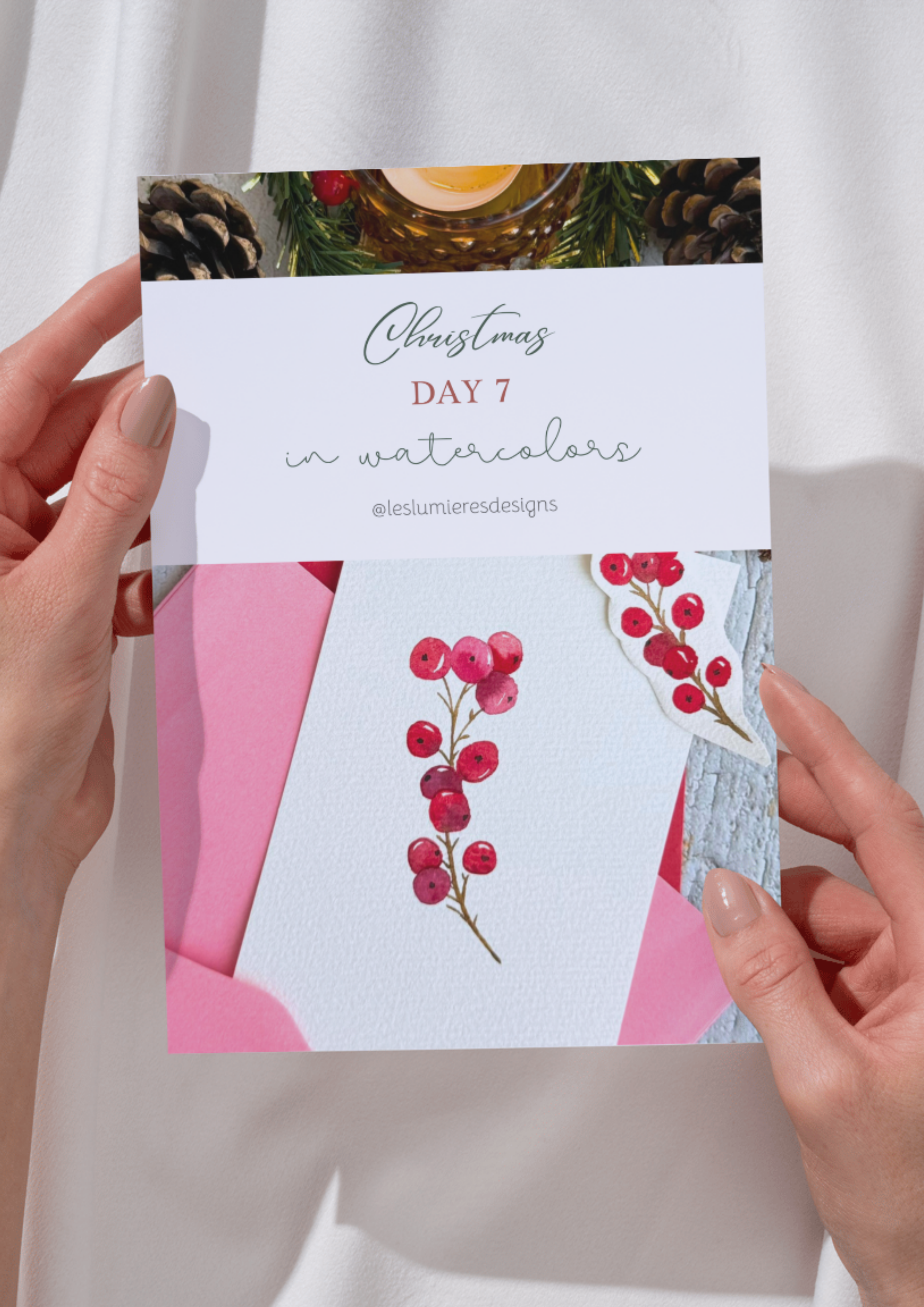 Watercolor Christmas Advent Calendar eBook