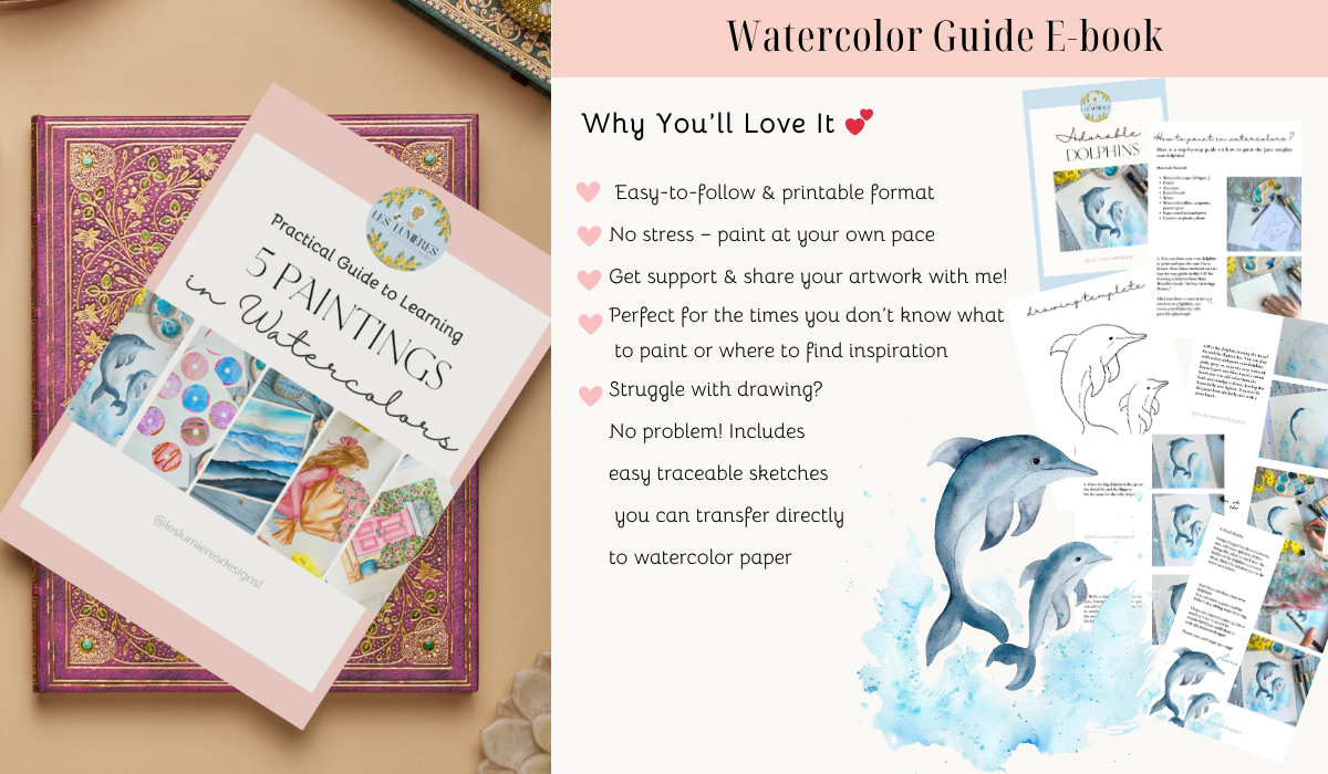 Practical Guide to Learning 5 Watercolor Paintings