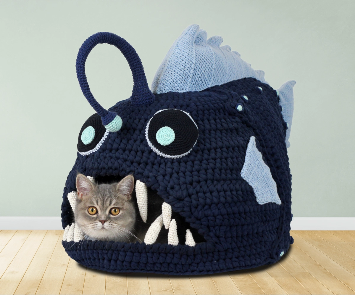 Crochet Cat House Pattern - A House from the Deep