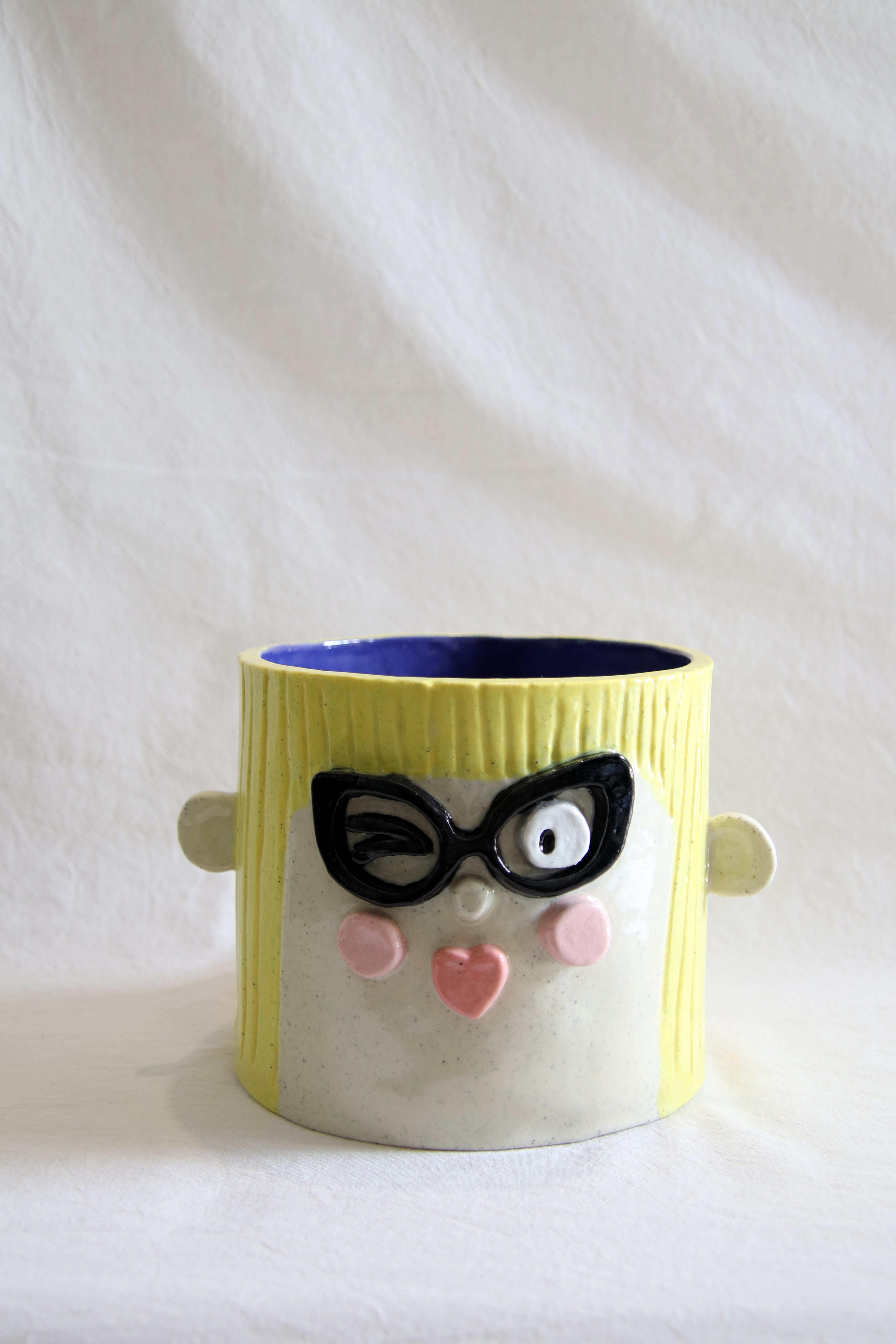 DIY Face Planter Pottery Template