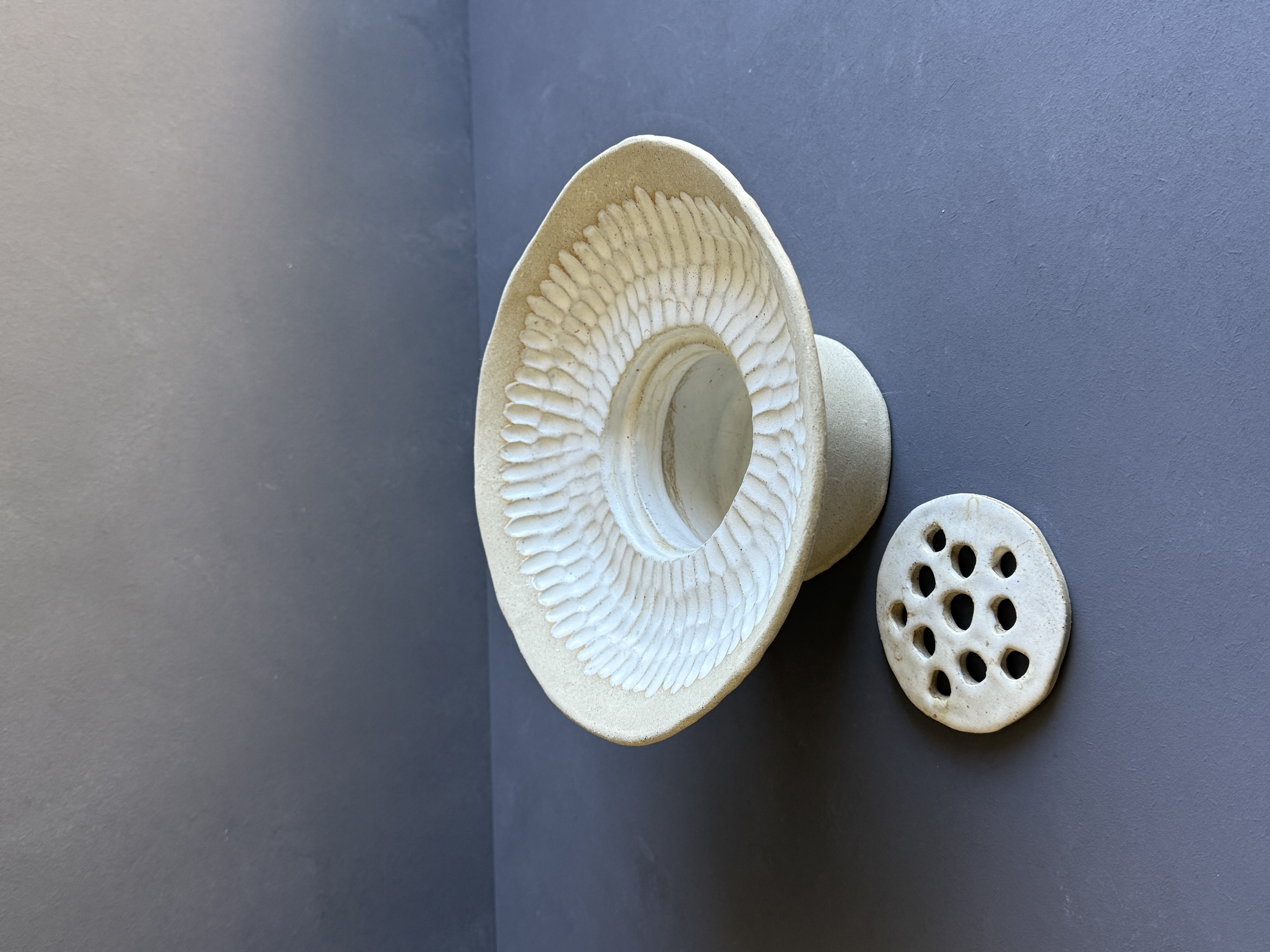 Flower Frog Bowl Pottery Template