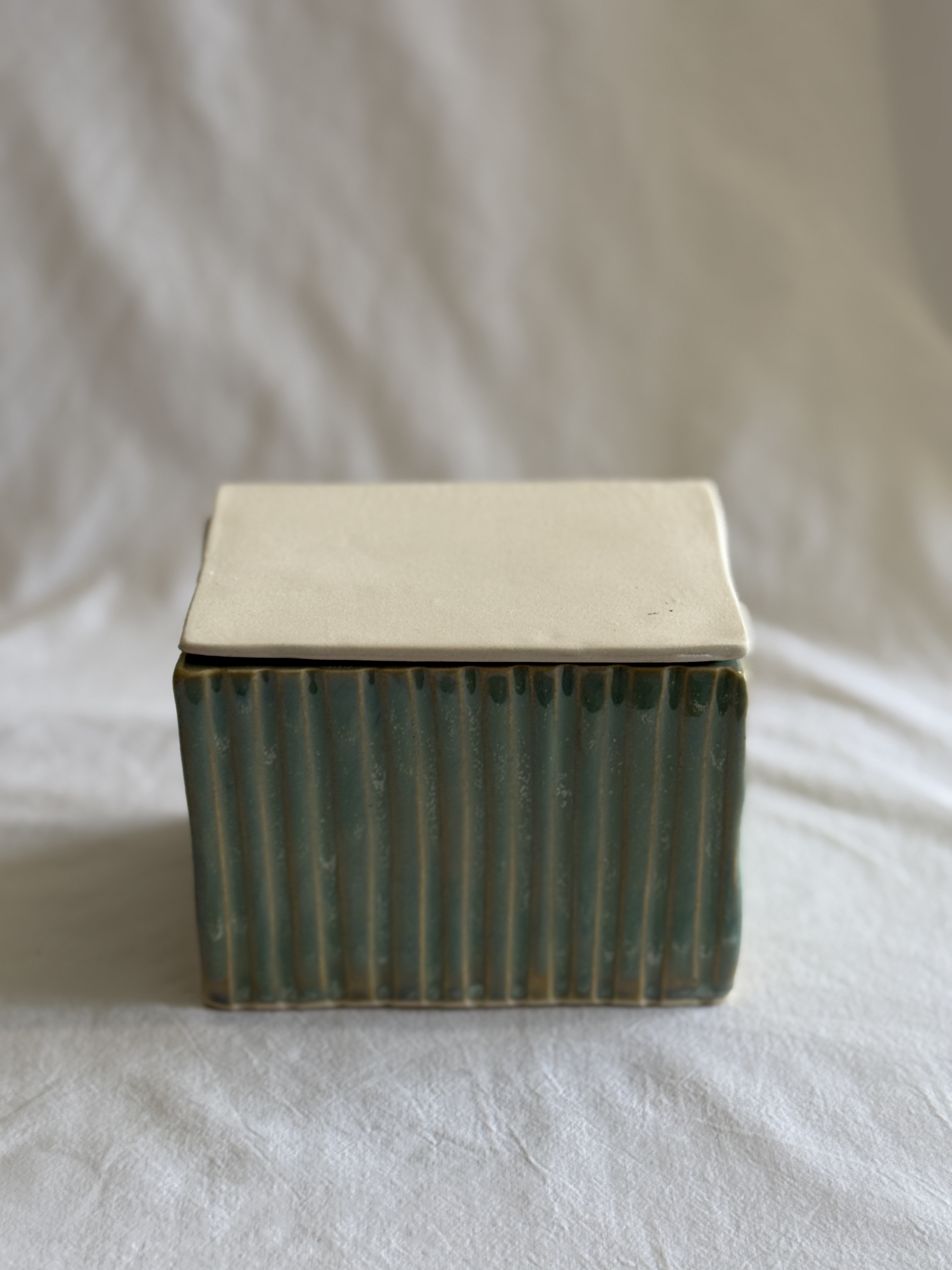 Anyway butter dish pottery template