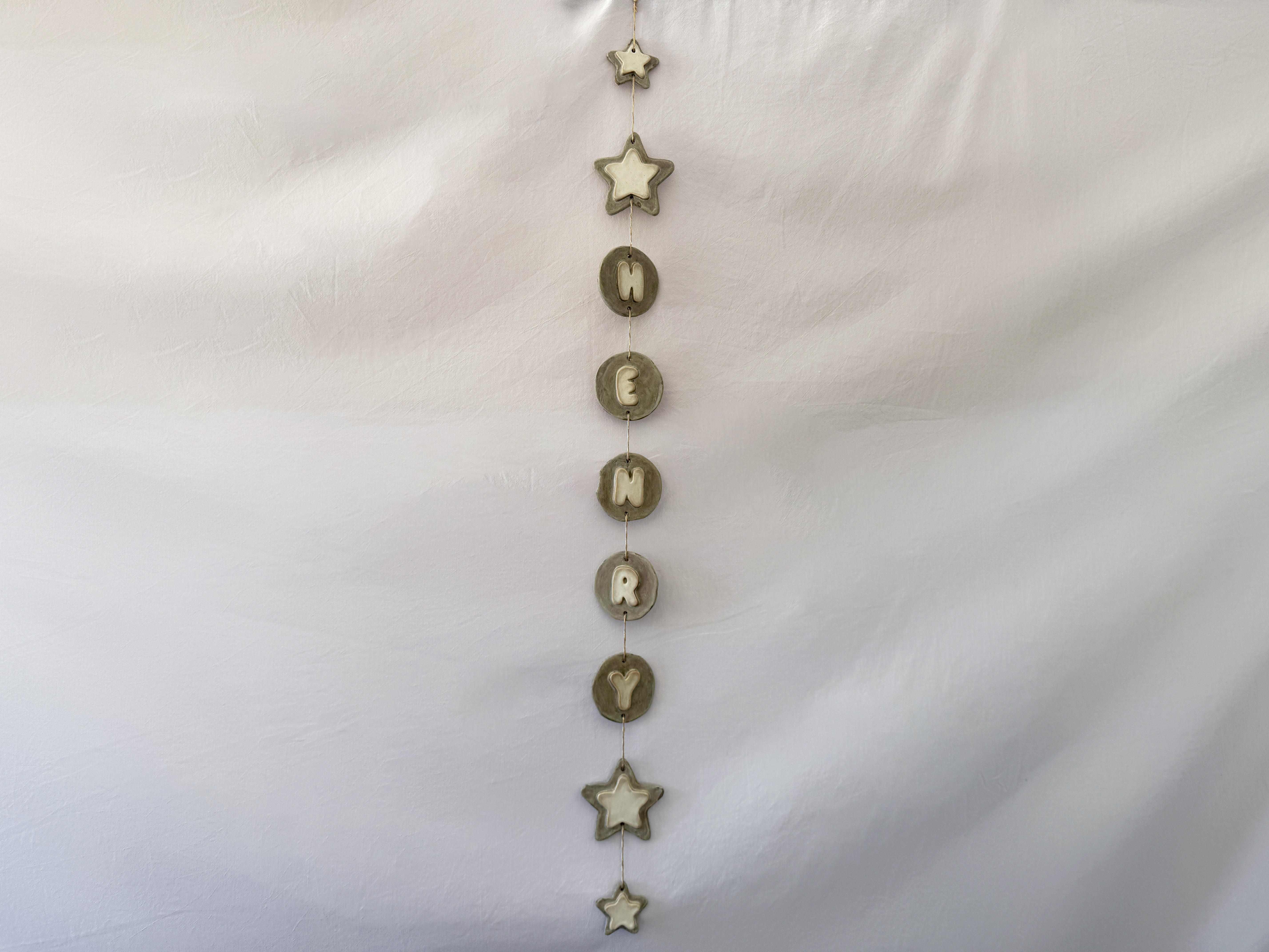 Name Hangers Pottery Template