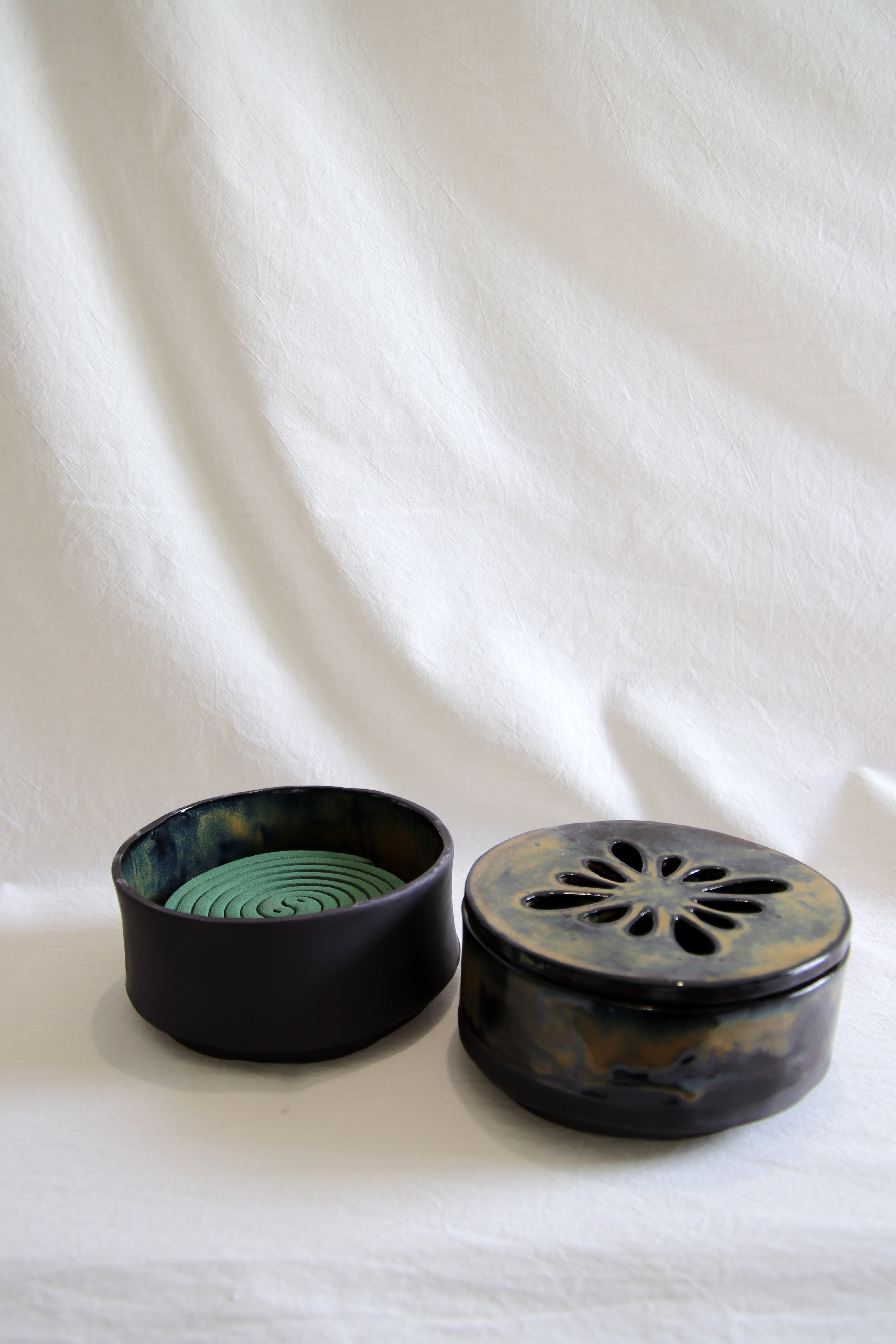 Mosquito Coil Burner Pottery Template
