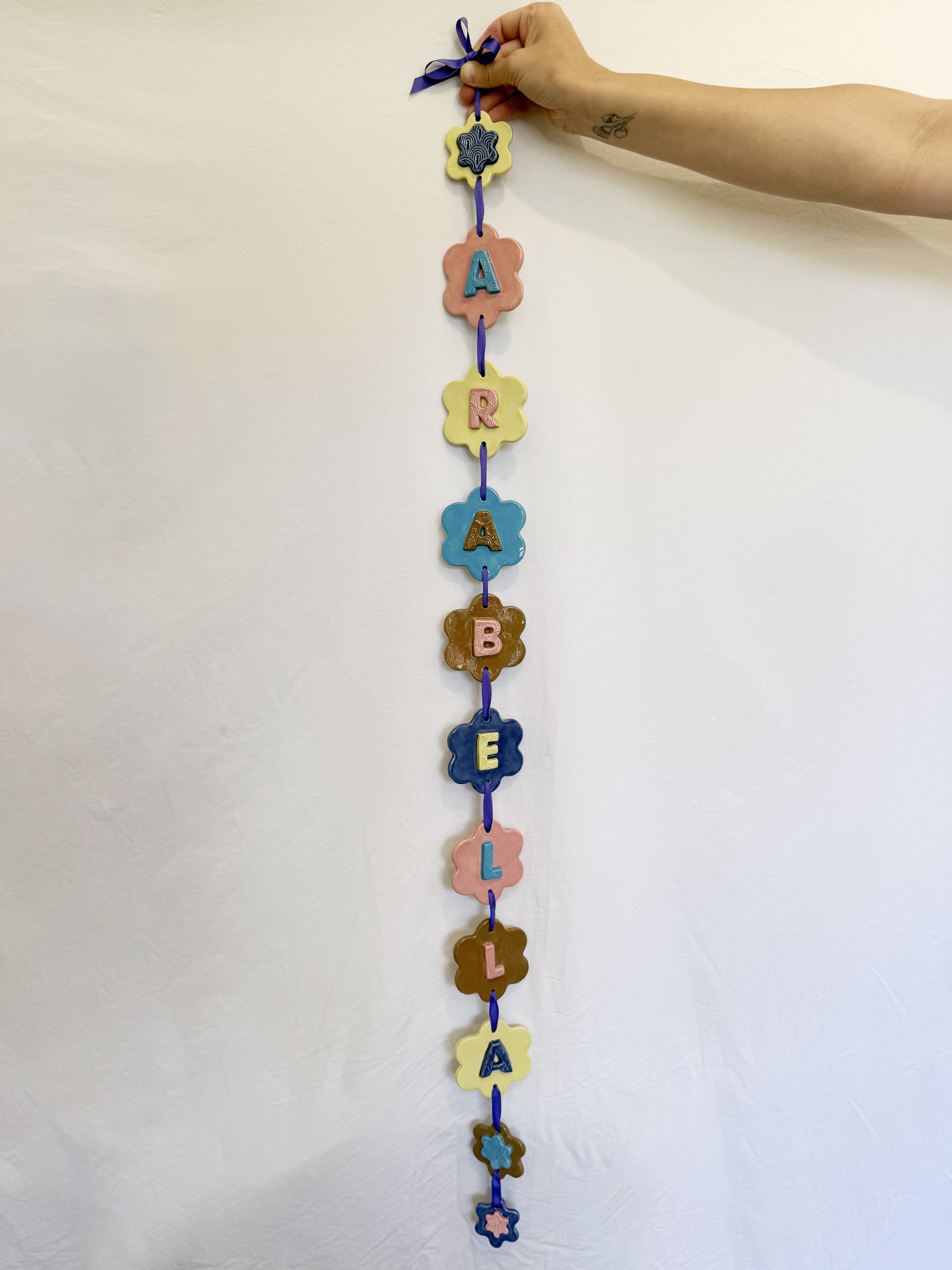 Name Hangers Pottery Template