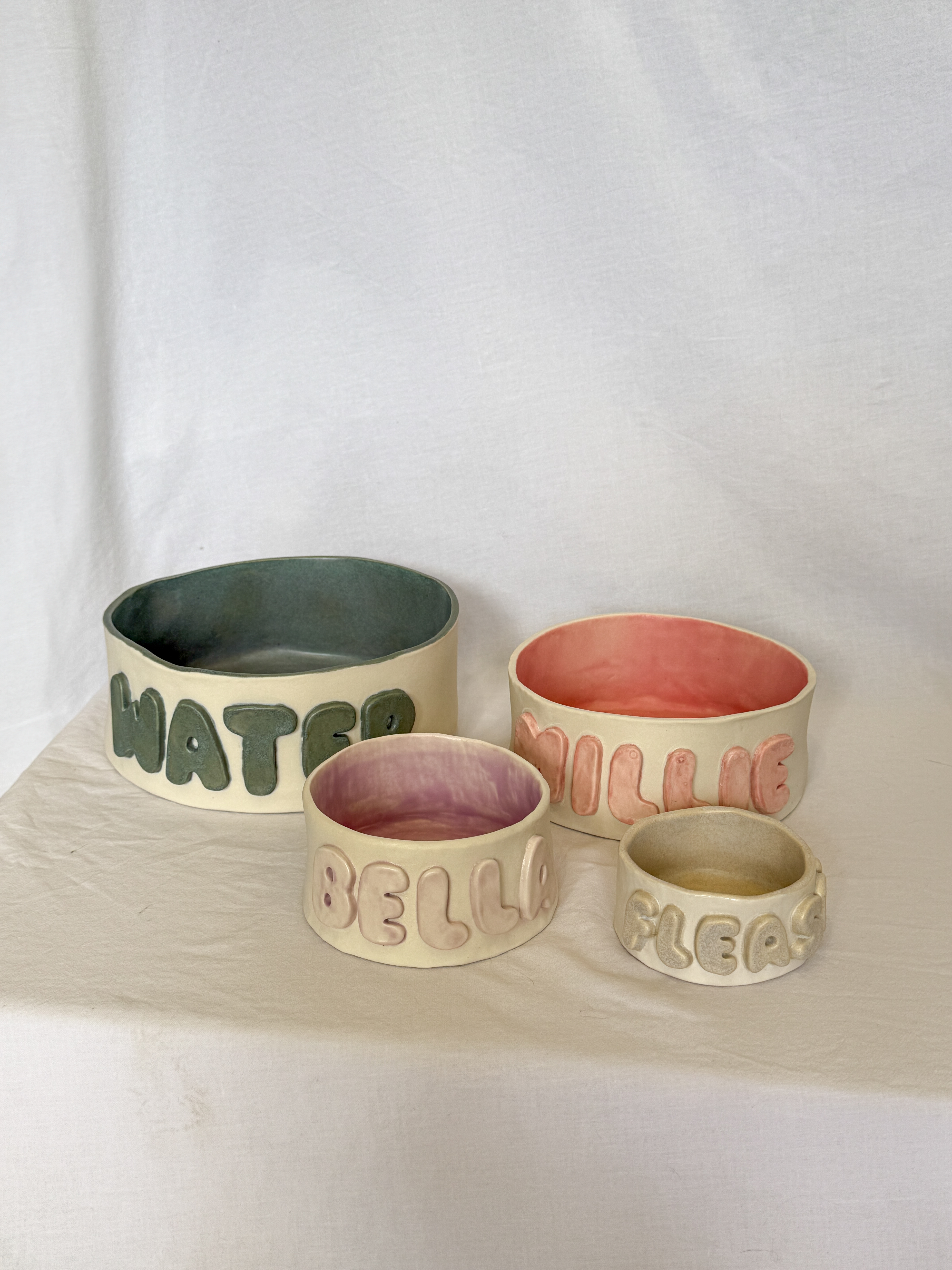 Personalised Pet Bowls Pottery Template