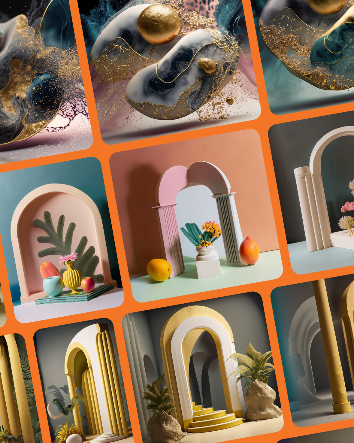 Abstract & Doors series — AI images Pack