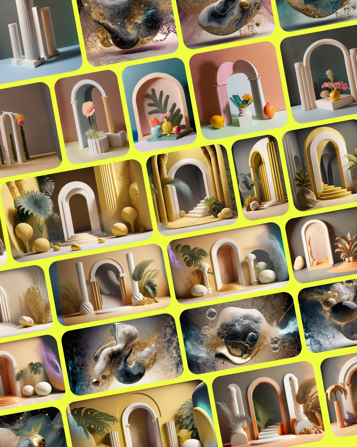 Abstract & Doors series — AI images Pack