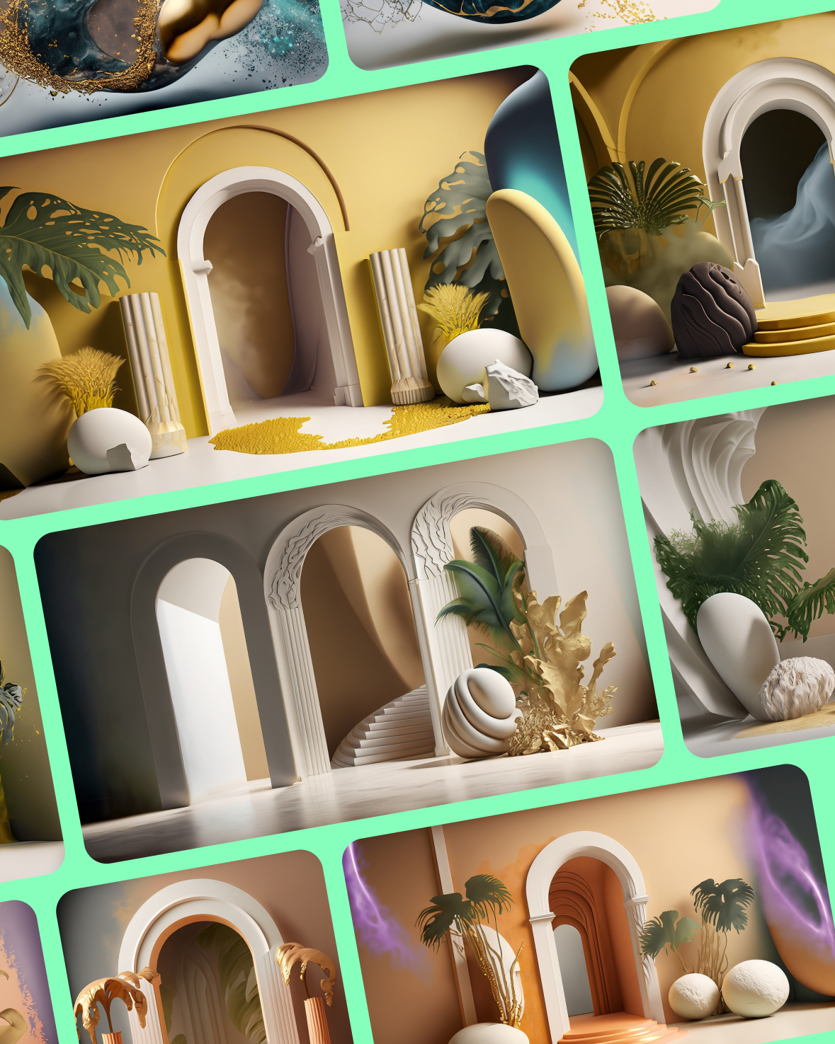 Abstract & Doors series — AI images Pack