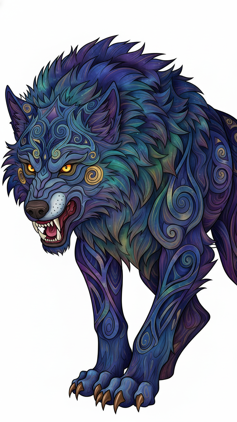 Norse Mythology Coloring Book for Kids | 15 Pages