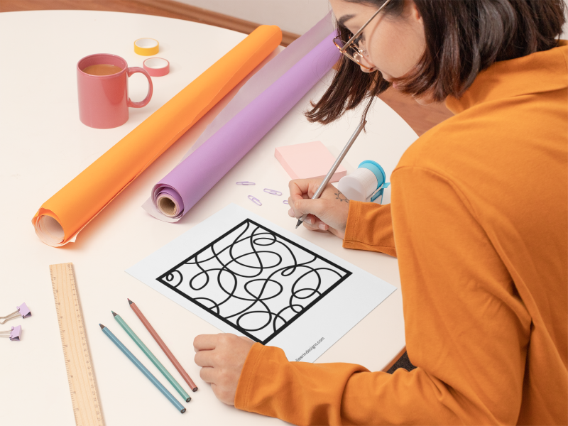Zendoodle Workbook: 30 Templates for Creativity