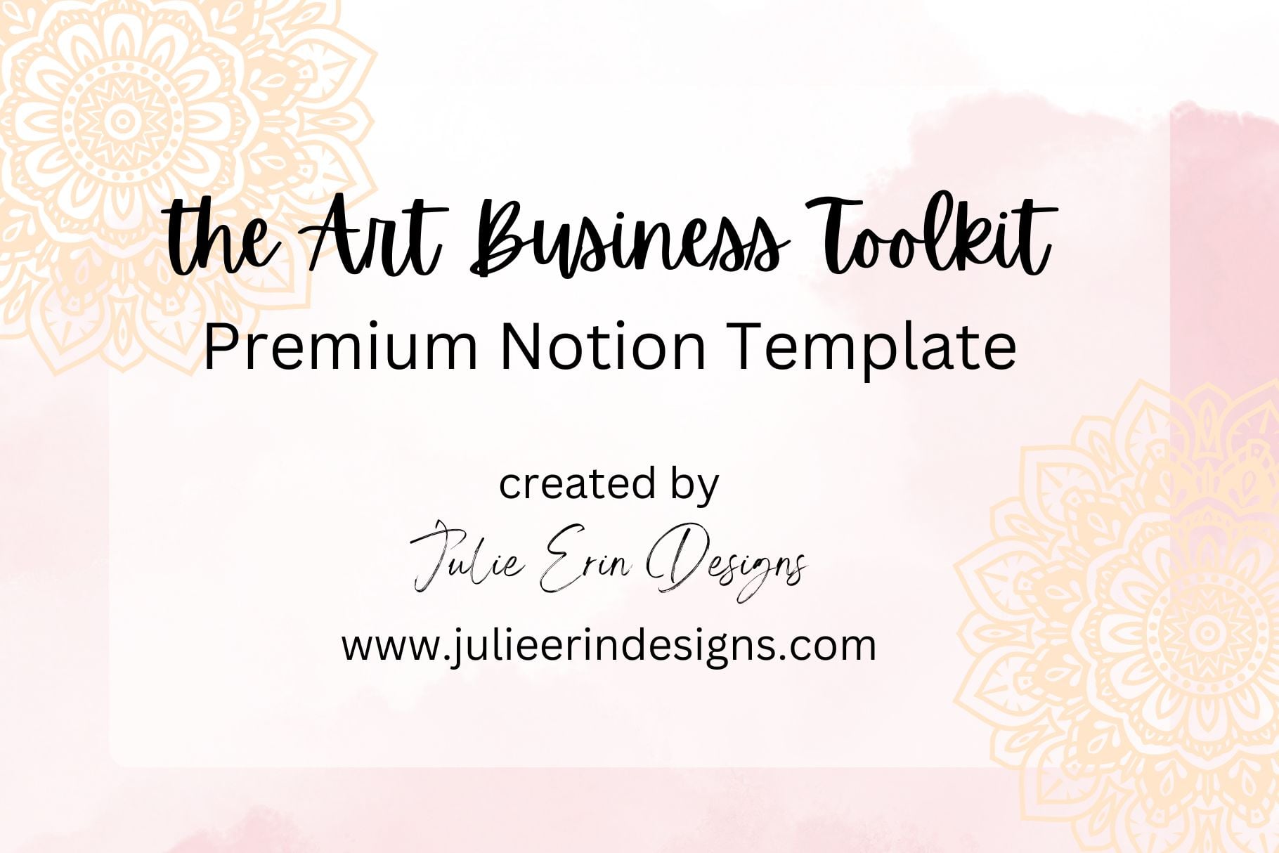 The Art Business Toolkit - Notion Template