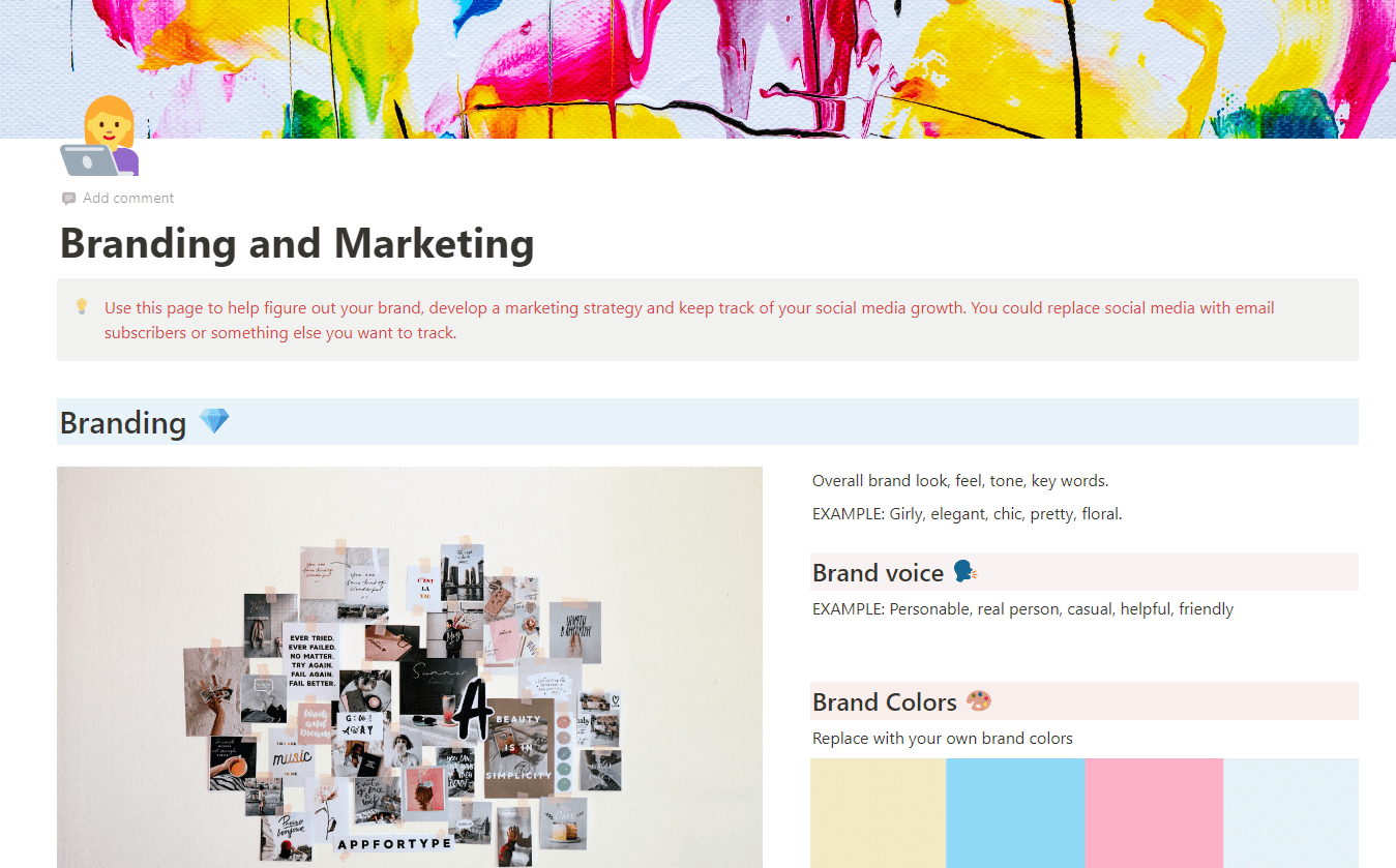 The Art Business Toolkit - Notion Template