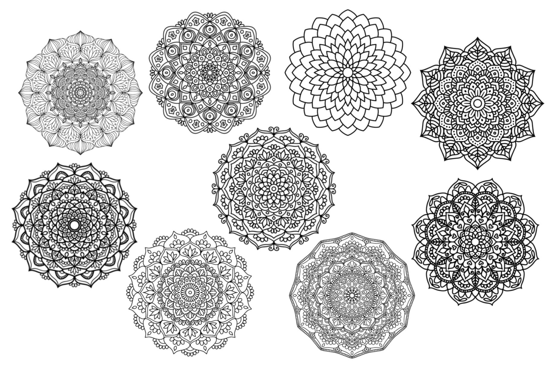 Mandala Procreate Brushes