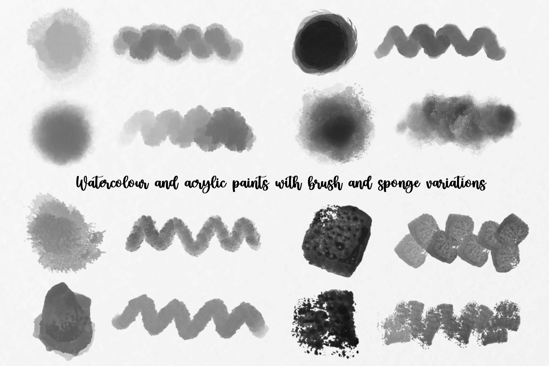 Mixed Media Procreate Brushes