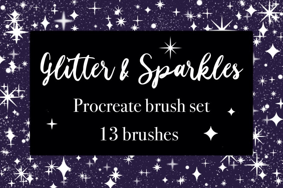 Glitter and Sparkles Procreate Brush Set