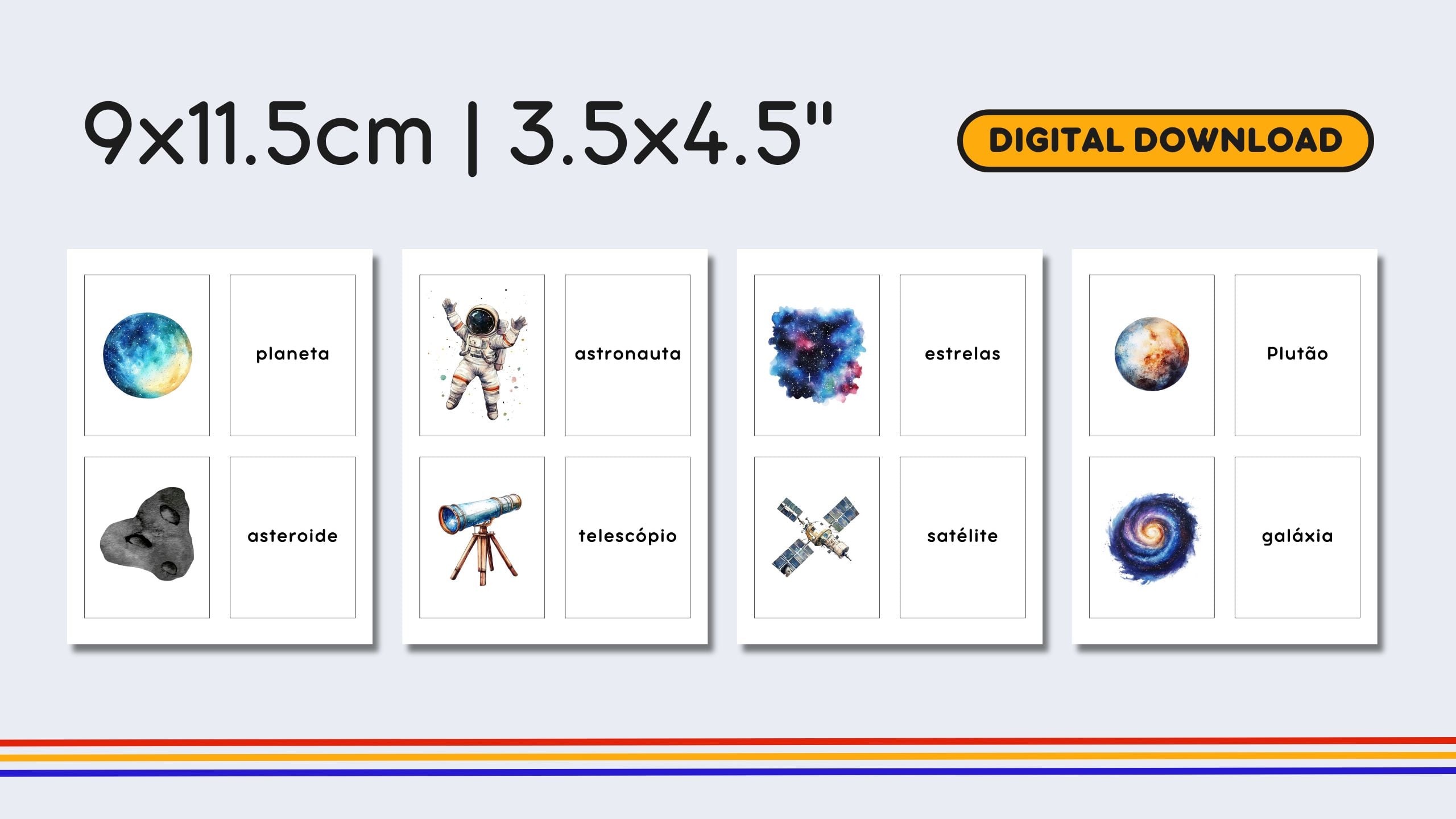 Portuguese Solar System Flashcards