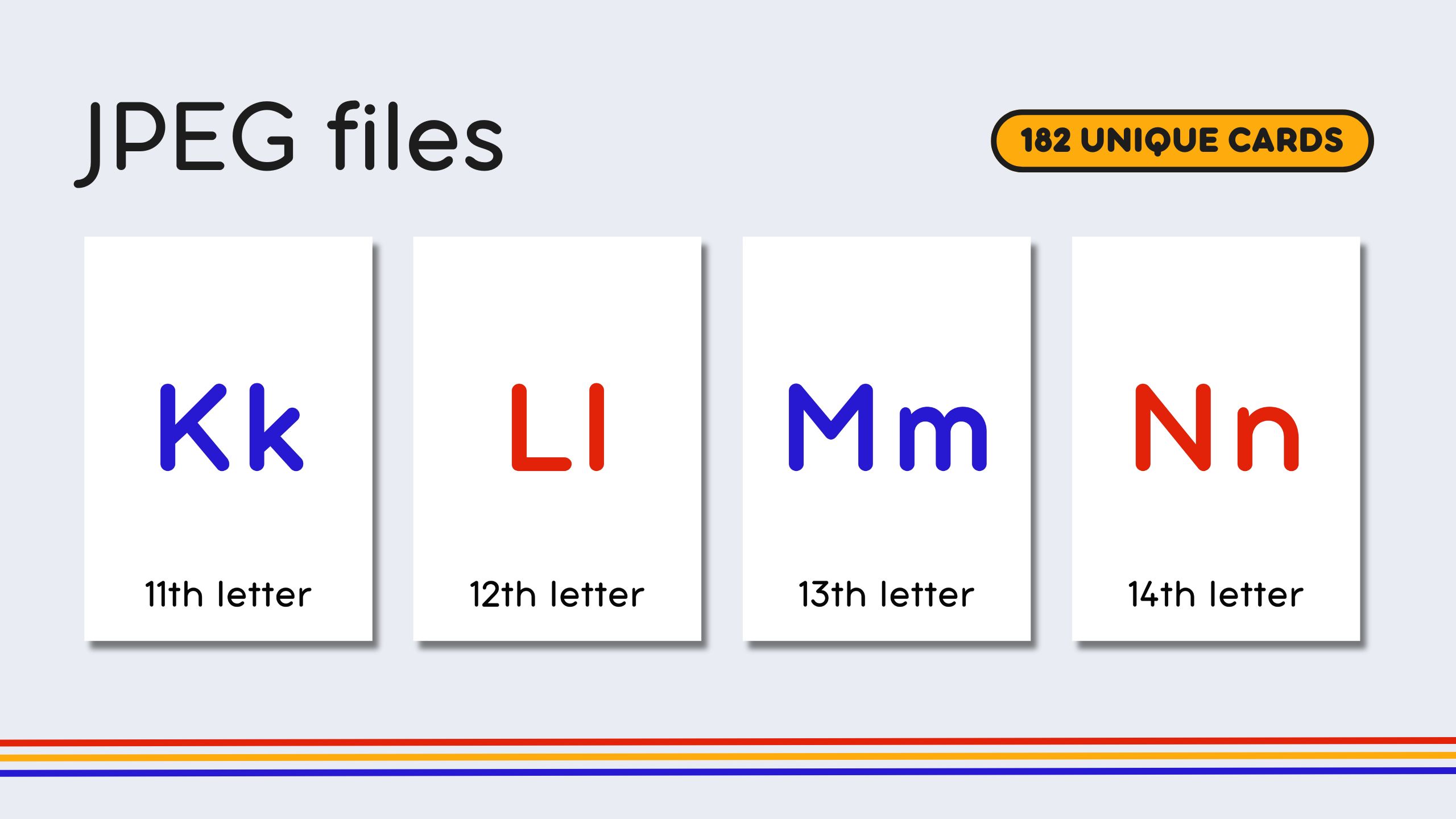 English Alphabet Flashcards