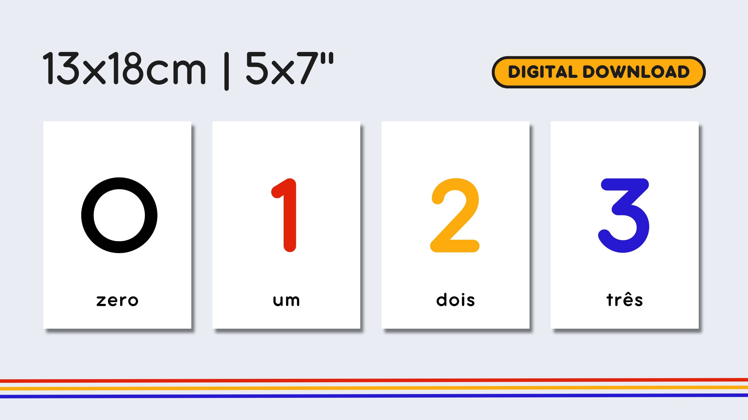 Portuguese Numbers 0-100 Flashcards