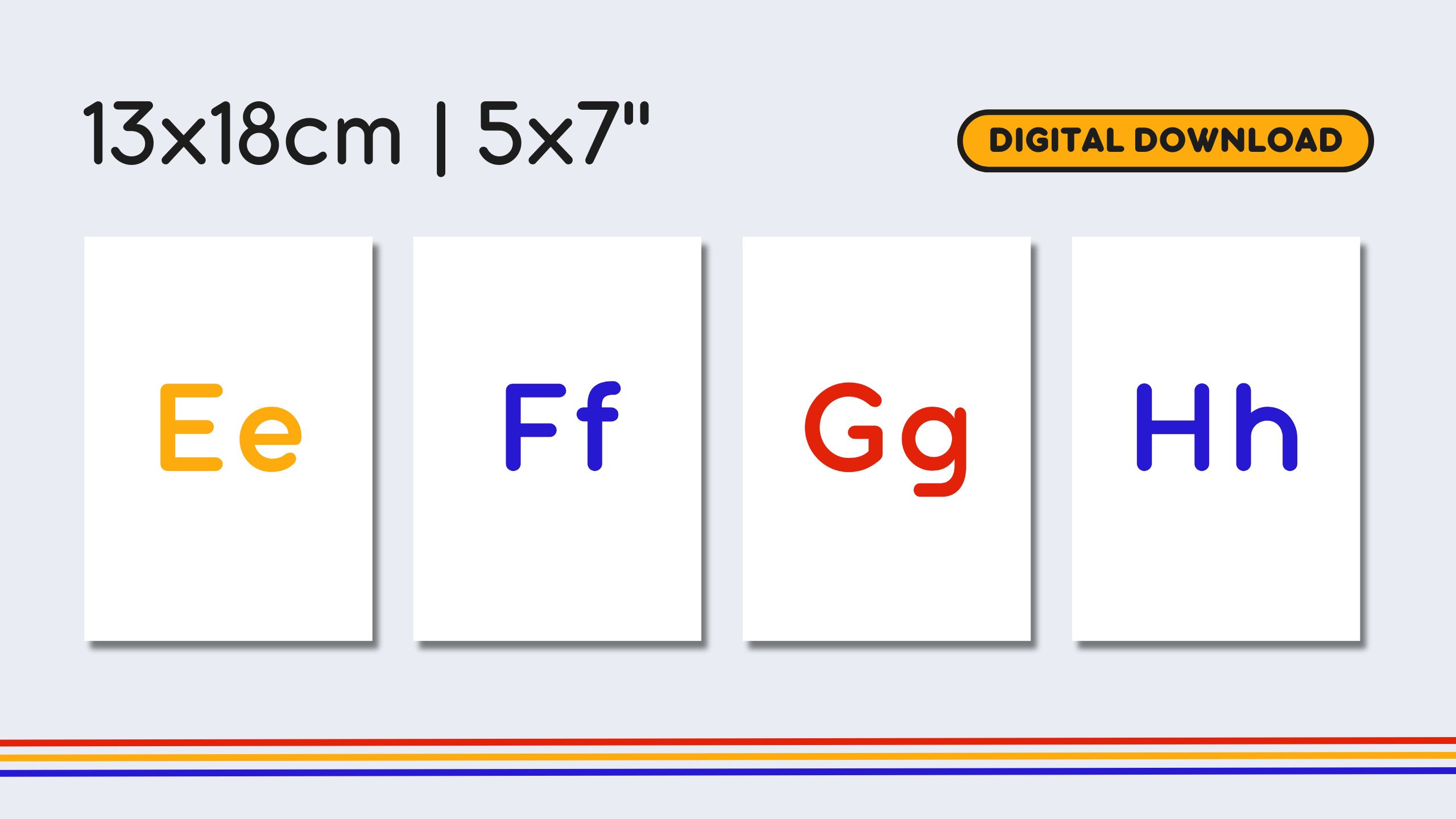 Spanish Alphabet Flashcards