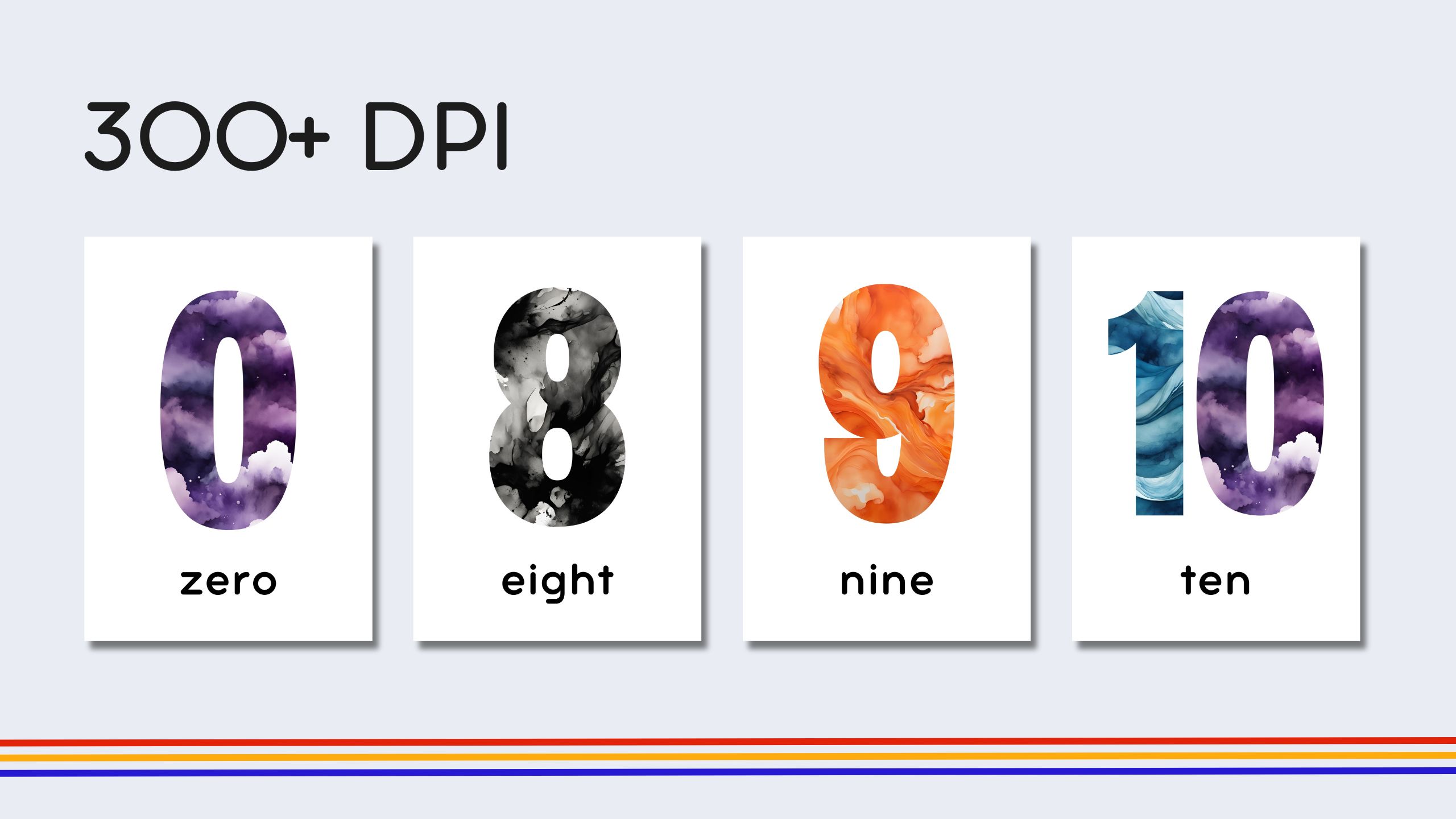 English Numbers 0-10 Flashcards