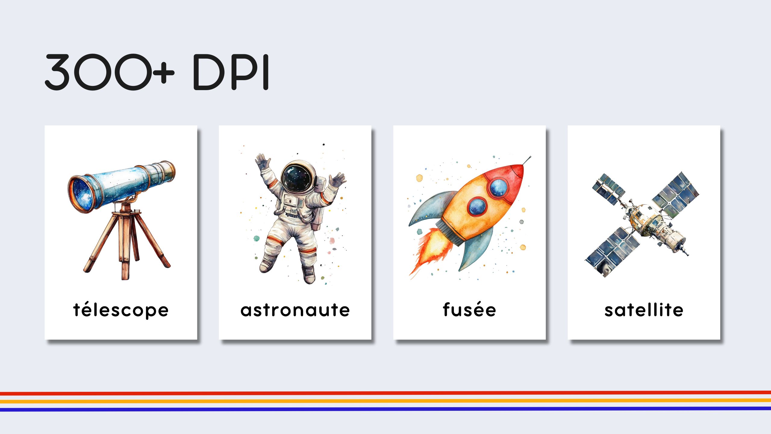 French Solar System Flashcards