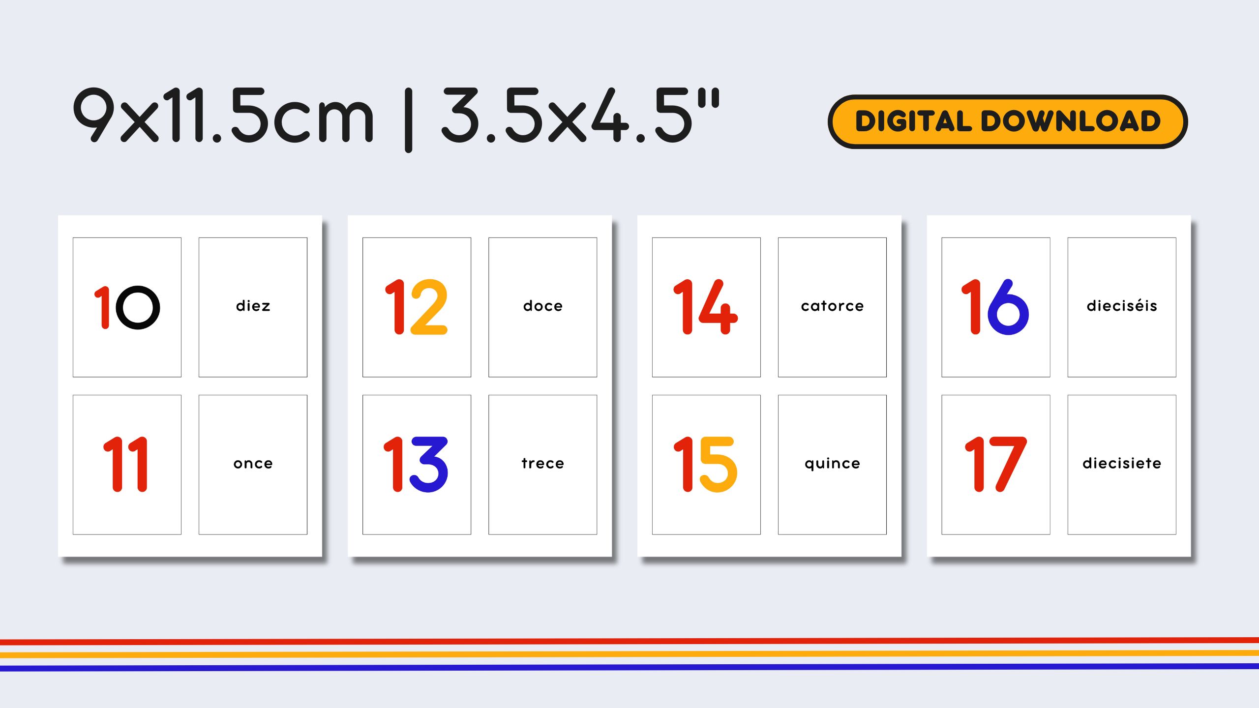 Spanish Numbers 0-100 Flashcards