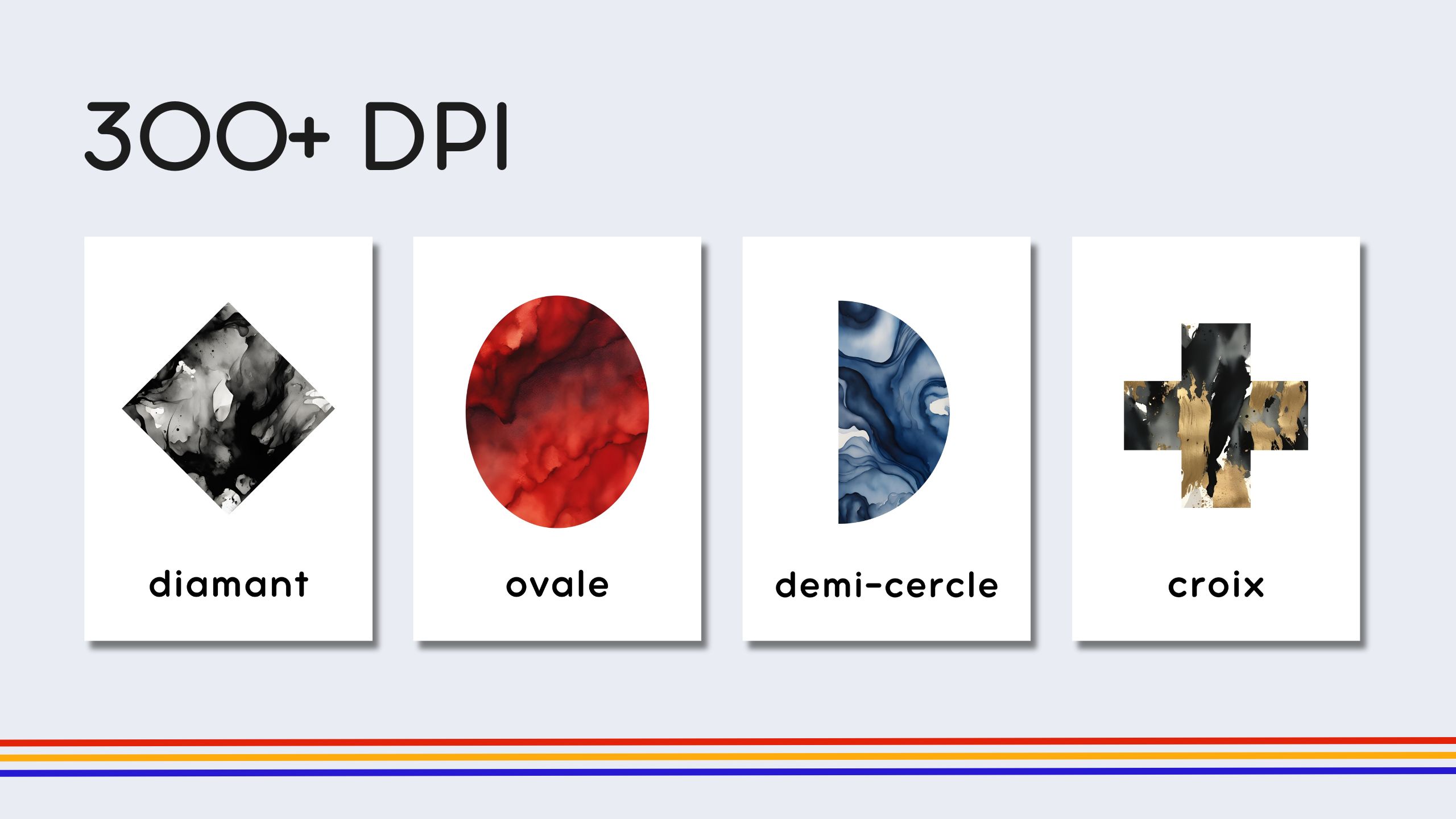 French Shapes Flashcards