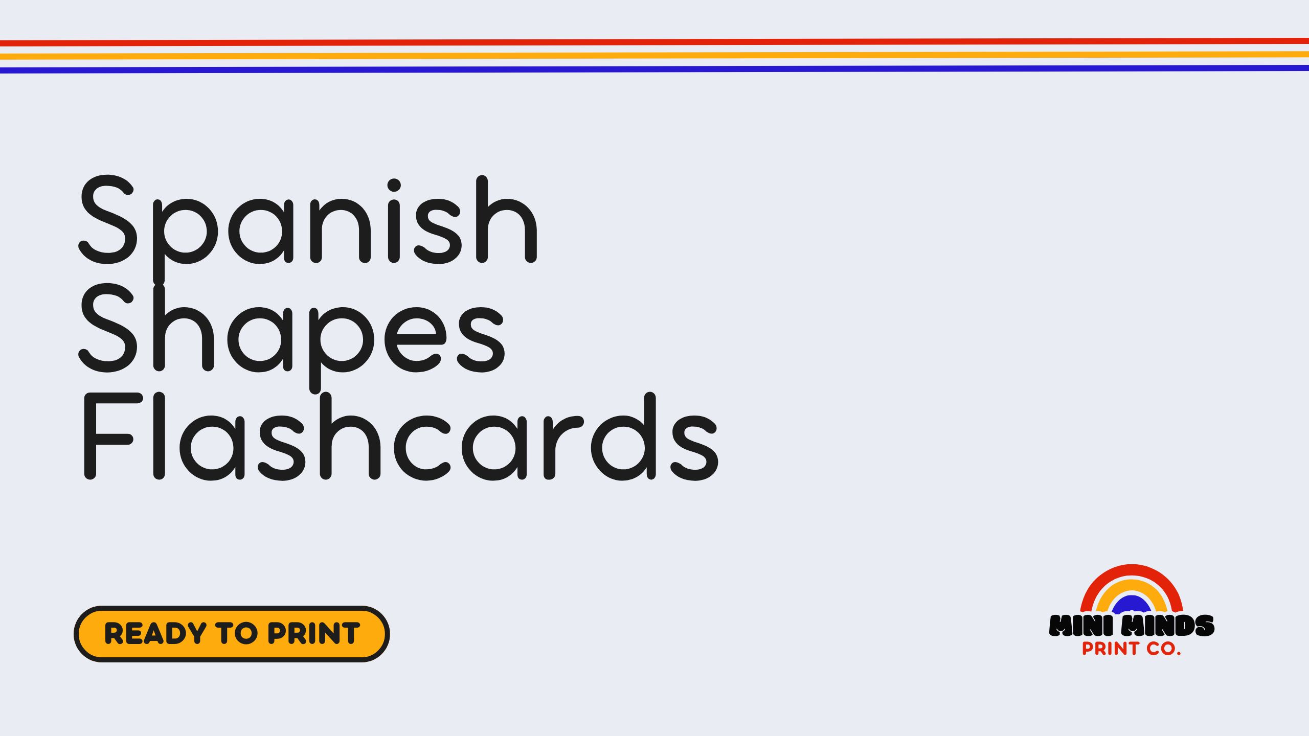 Shapes Spanish Flashcards