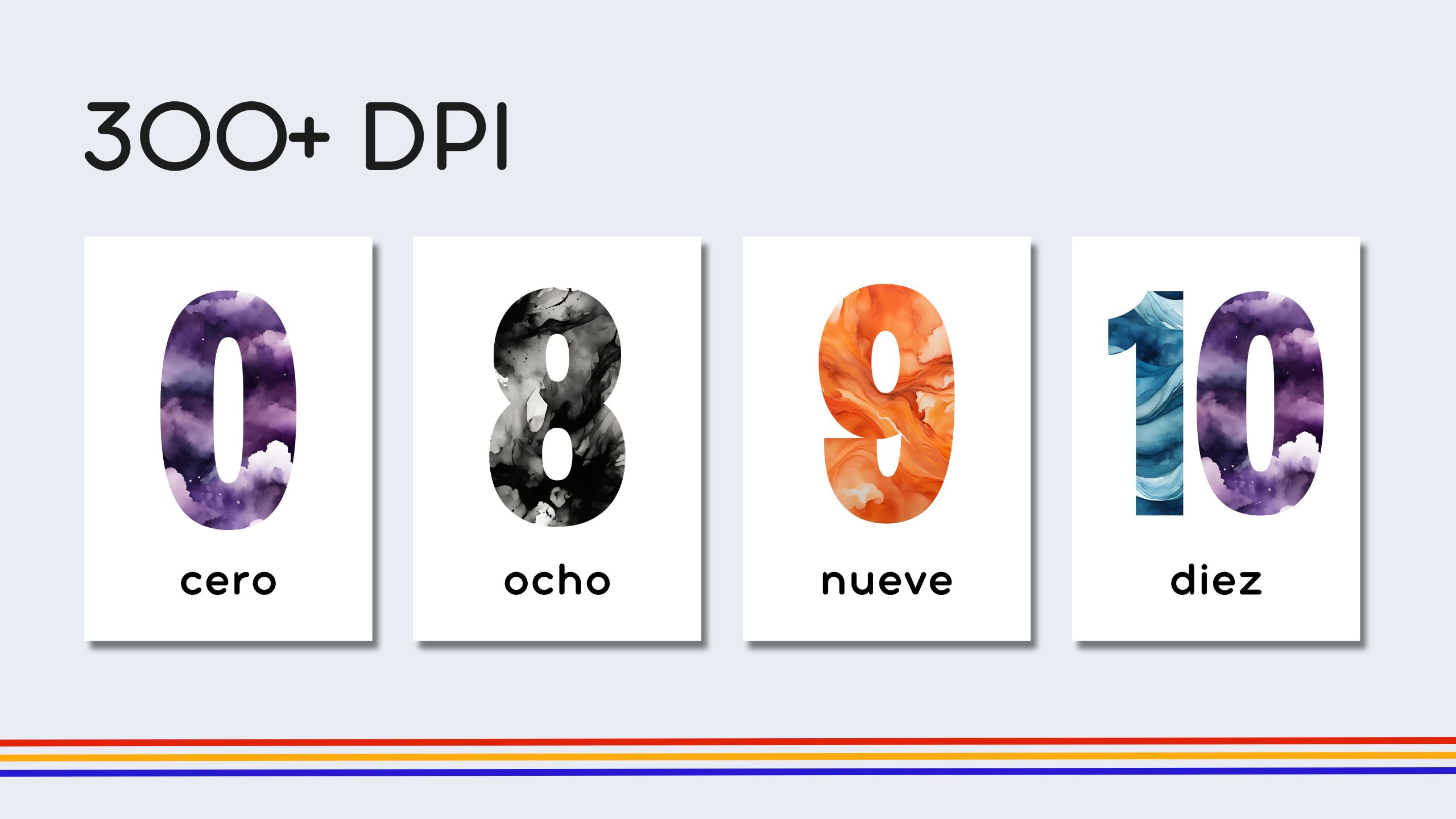 Spanish Numbers 0-10 Flashcards