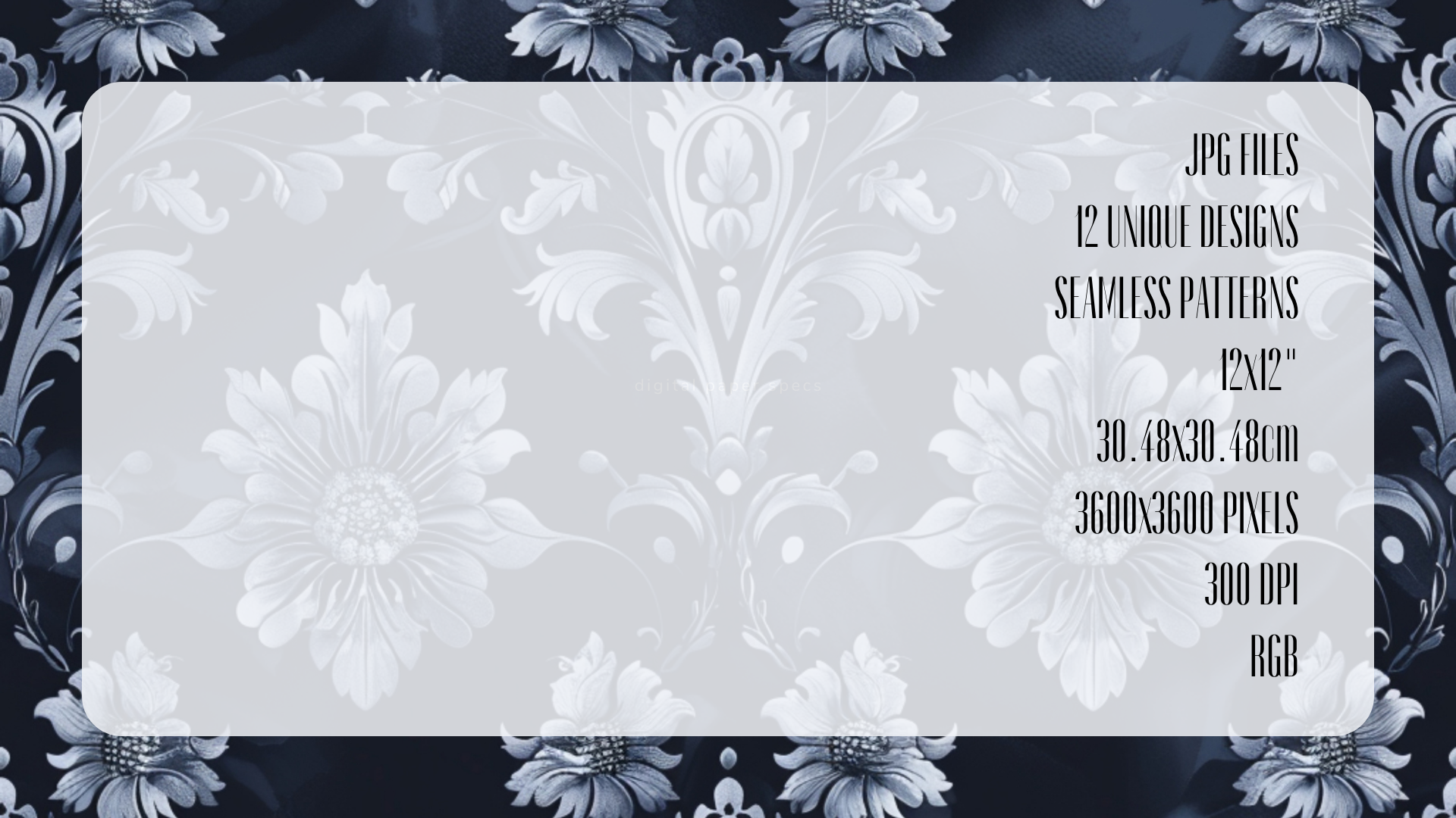 DARK ACADEMIA Seamless Digital Paper Bundle