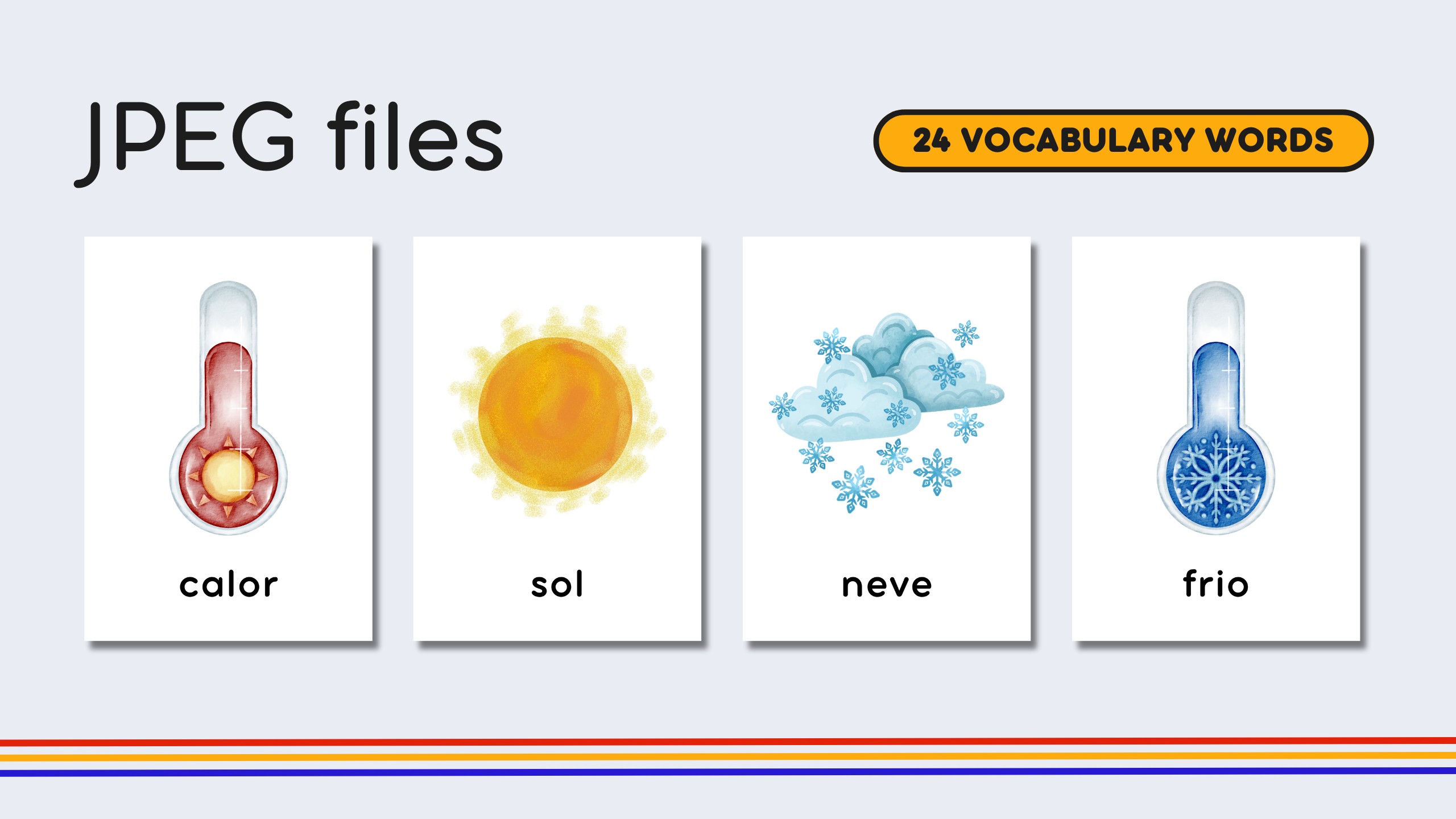 Portuguese Weather Flashcards