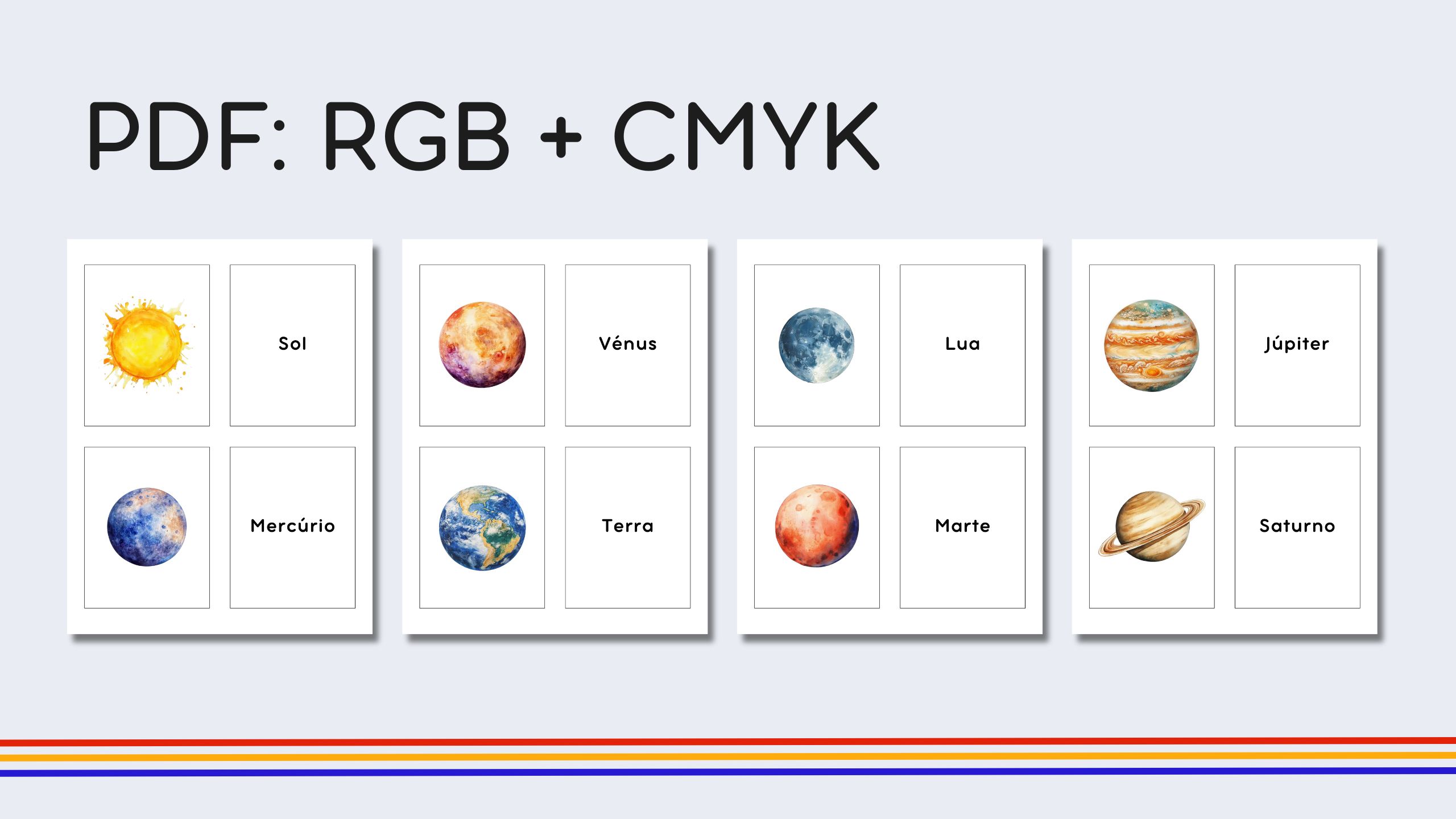 Portuguese Solar System Flashcards