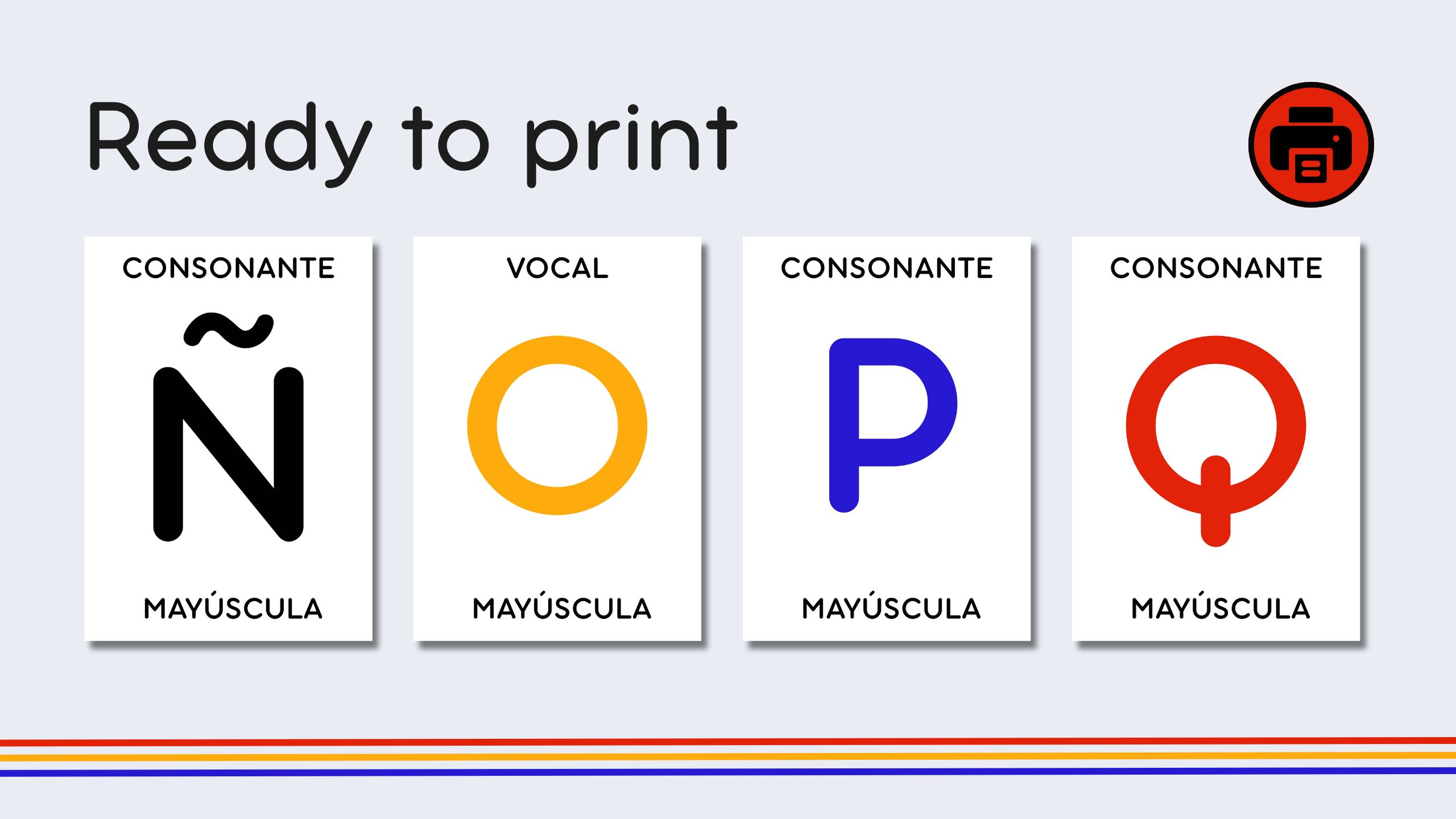 Spanish Alphabet Flashcards