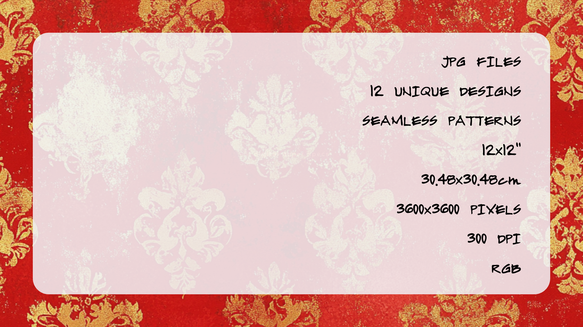 LUNAR LUXE Seamless Digital Papers